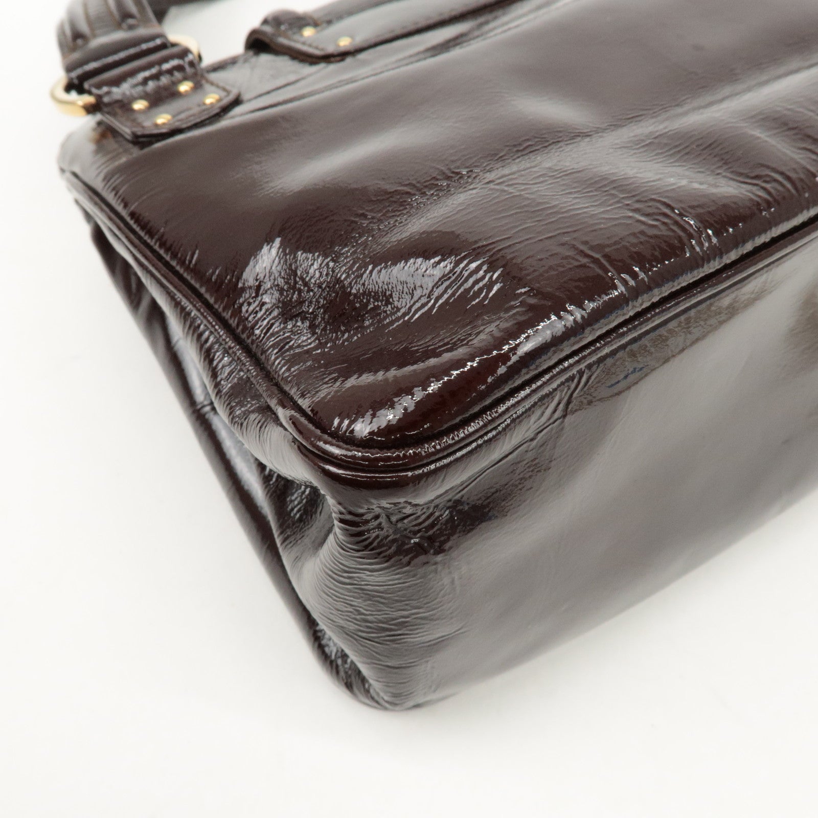 Louis Vuitton Cruise Line Sac Bicolore Leather Hand Bag M92516 Used