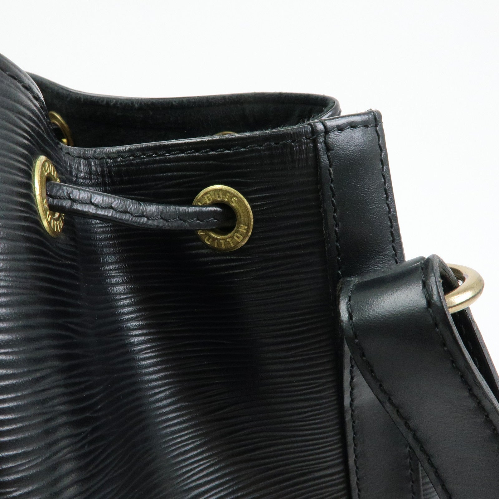 Louis Vuitton Epi Leather Petit Noe Shoulder Bag Noir Black M59012