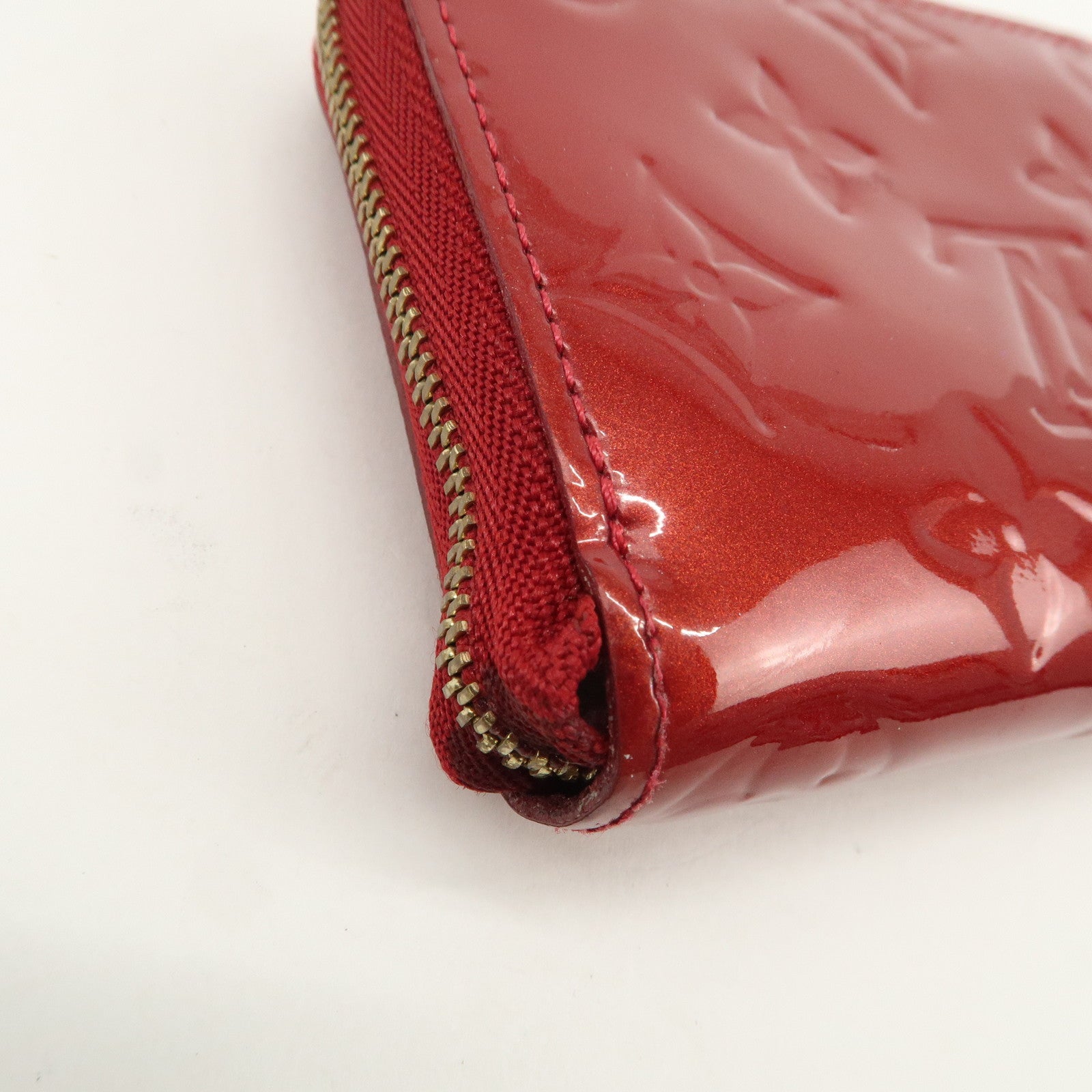 Louis Vuitton Monogram Vernis Zippy Coin Purse Pomme d'Amour M93608