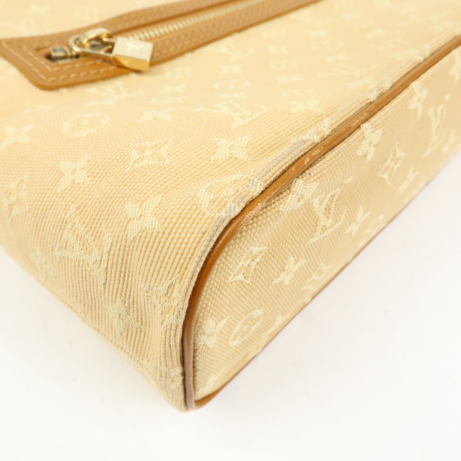 Louis Vuitton Monogram Mini Lucille PM Hand Bag Beige M92684