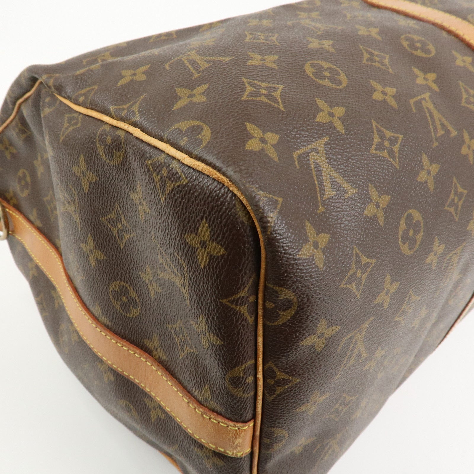 Louis Vuitton Monogram Keep All 55 Bandouliere Boston Bag M56714