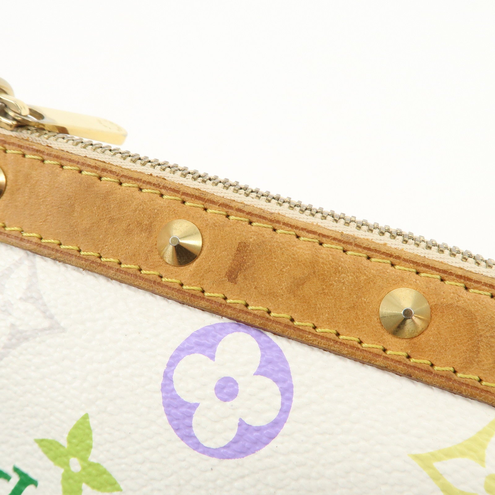 Louis Vuitton Monogram Multicolor Pochette Accessoires Blanc M92649