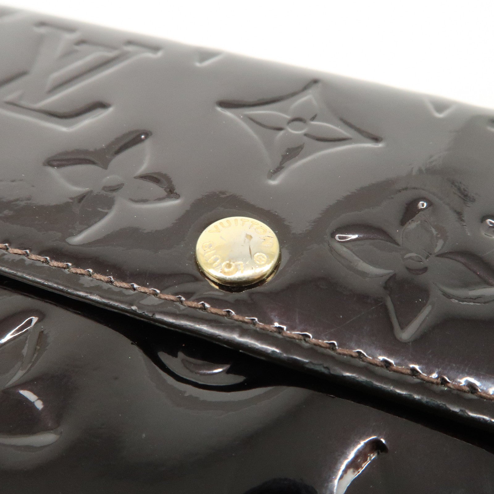 Louis Vuitton Monogram Vernis Set of 2 Long Wallet M93524 M9140F Used