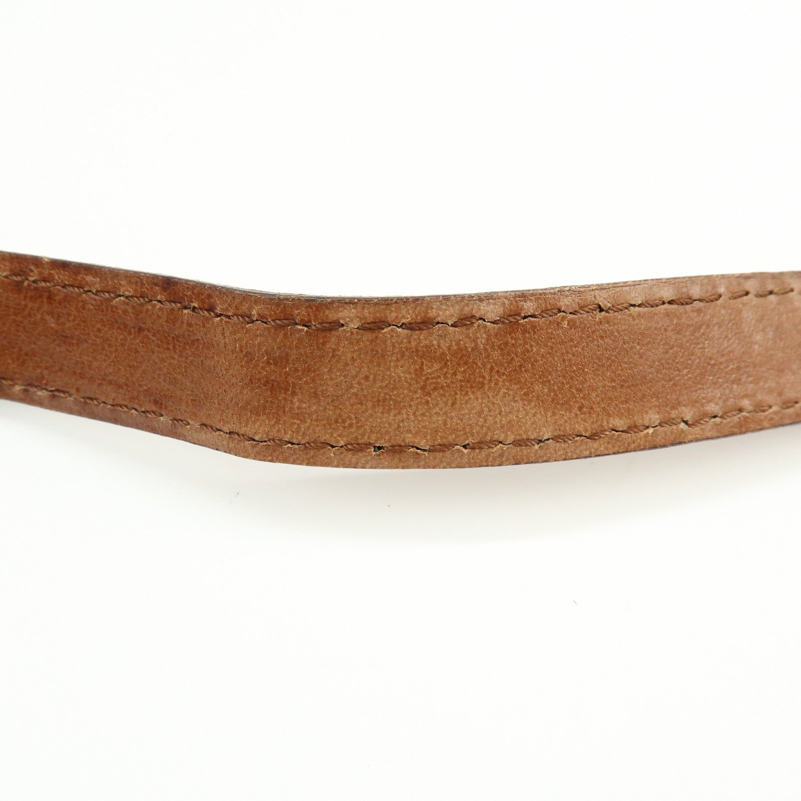 Chloe Harley Canvas Leather Shoulder Crossbody Bag Natural Brown