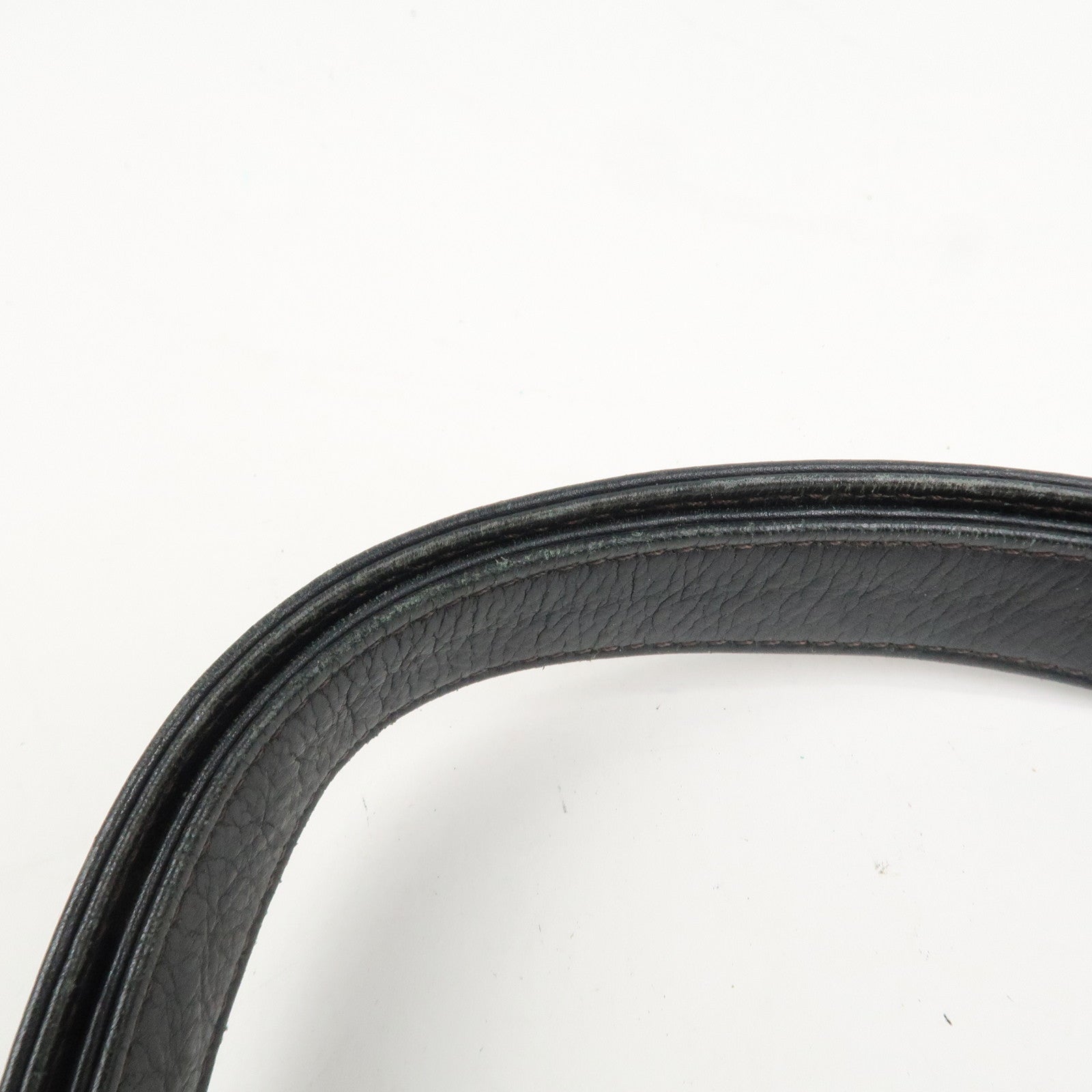 CHANEL COCO Mark Leather Tote Bag Shoulder Bag Black