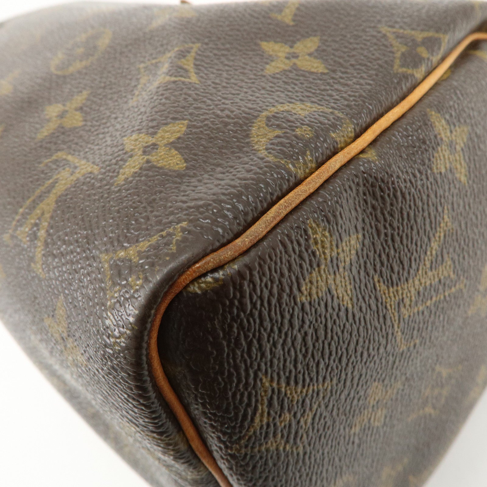 Louis Vuitton Monogram Speedy 25 Hand Bag Boston Bag Brown M41528 Used