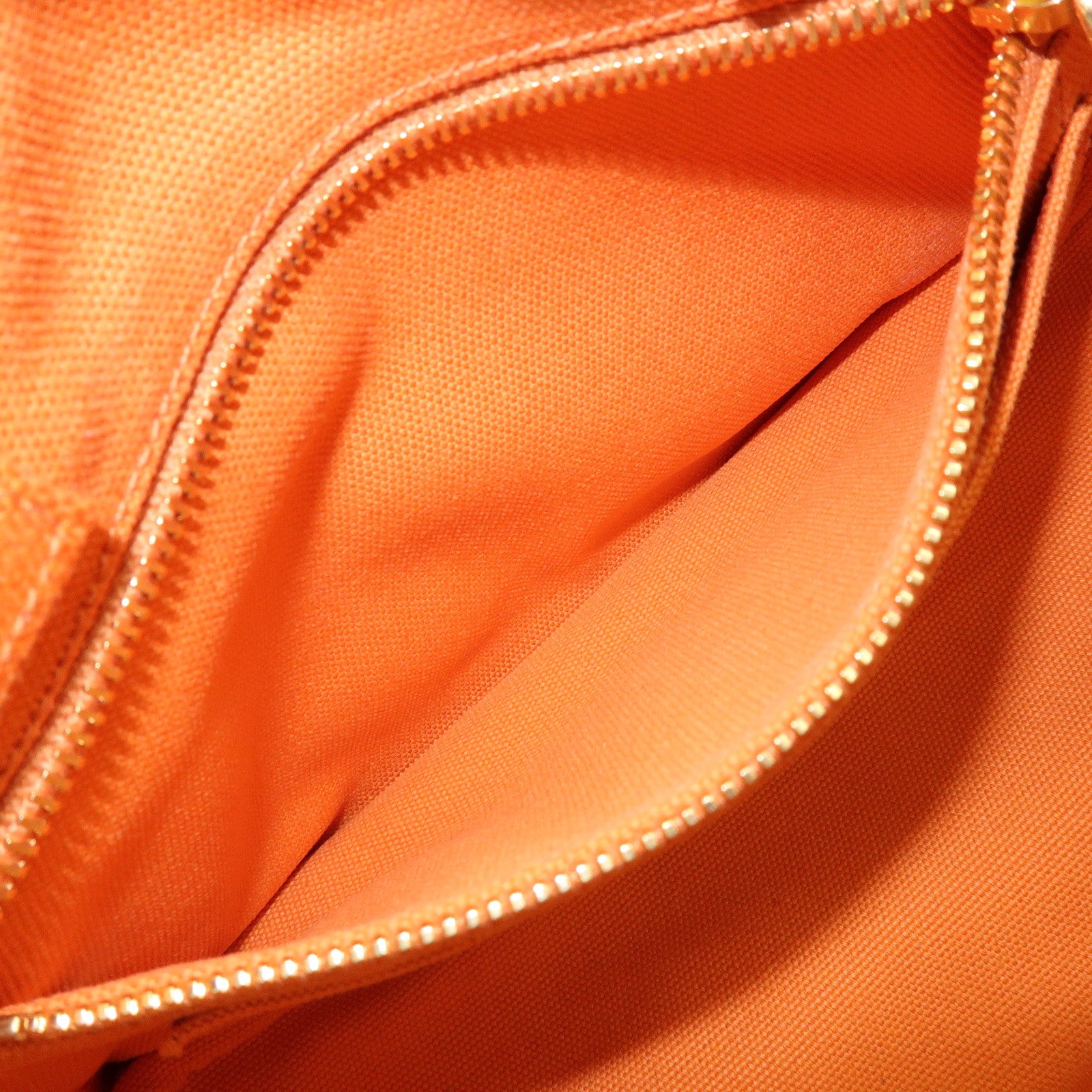 PRADA Canapa Mini Canvas Tote Bag Hand Bag BN2439 Orange