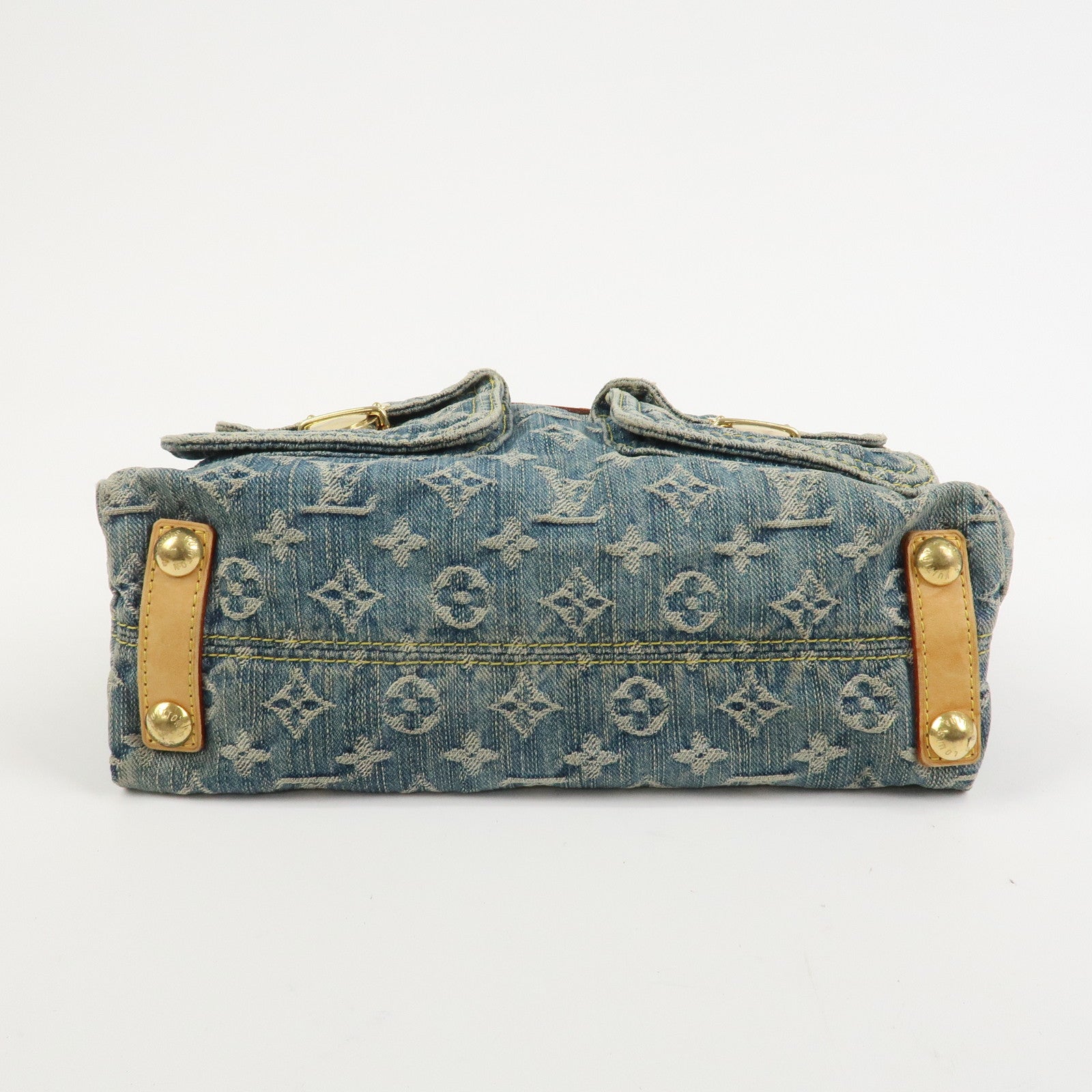 Louis Vuitton Monogram Denim Baggy PM 2Way Bag Shoulder Bag M95049