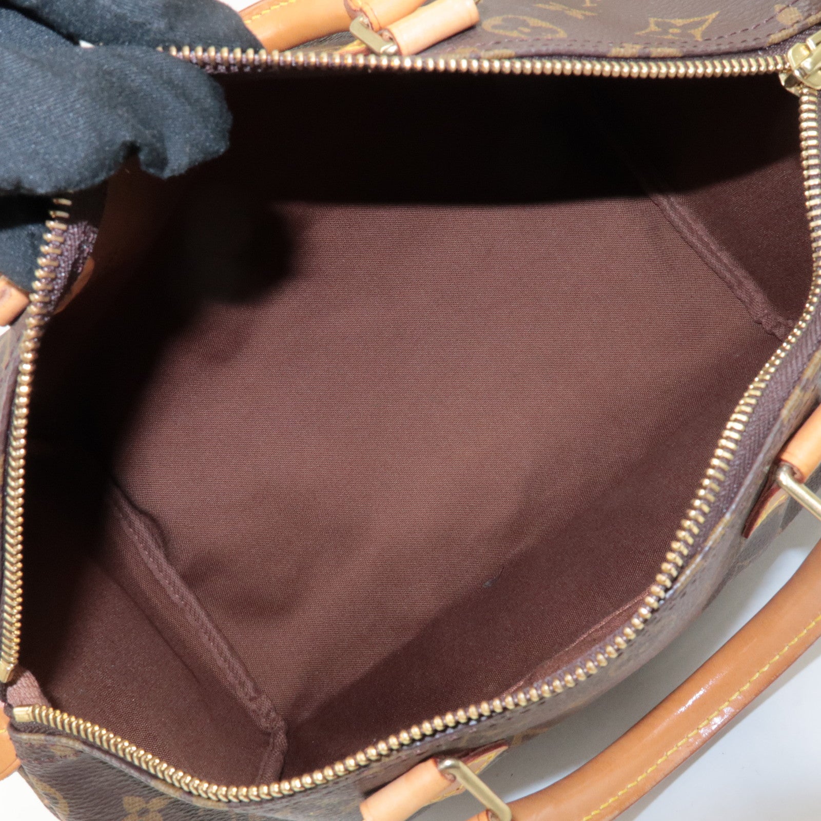 Louis Vuitton Monogram Speedy 30 Hand Bag Boston Bag M41526 Used