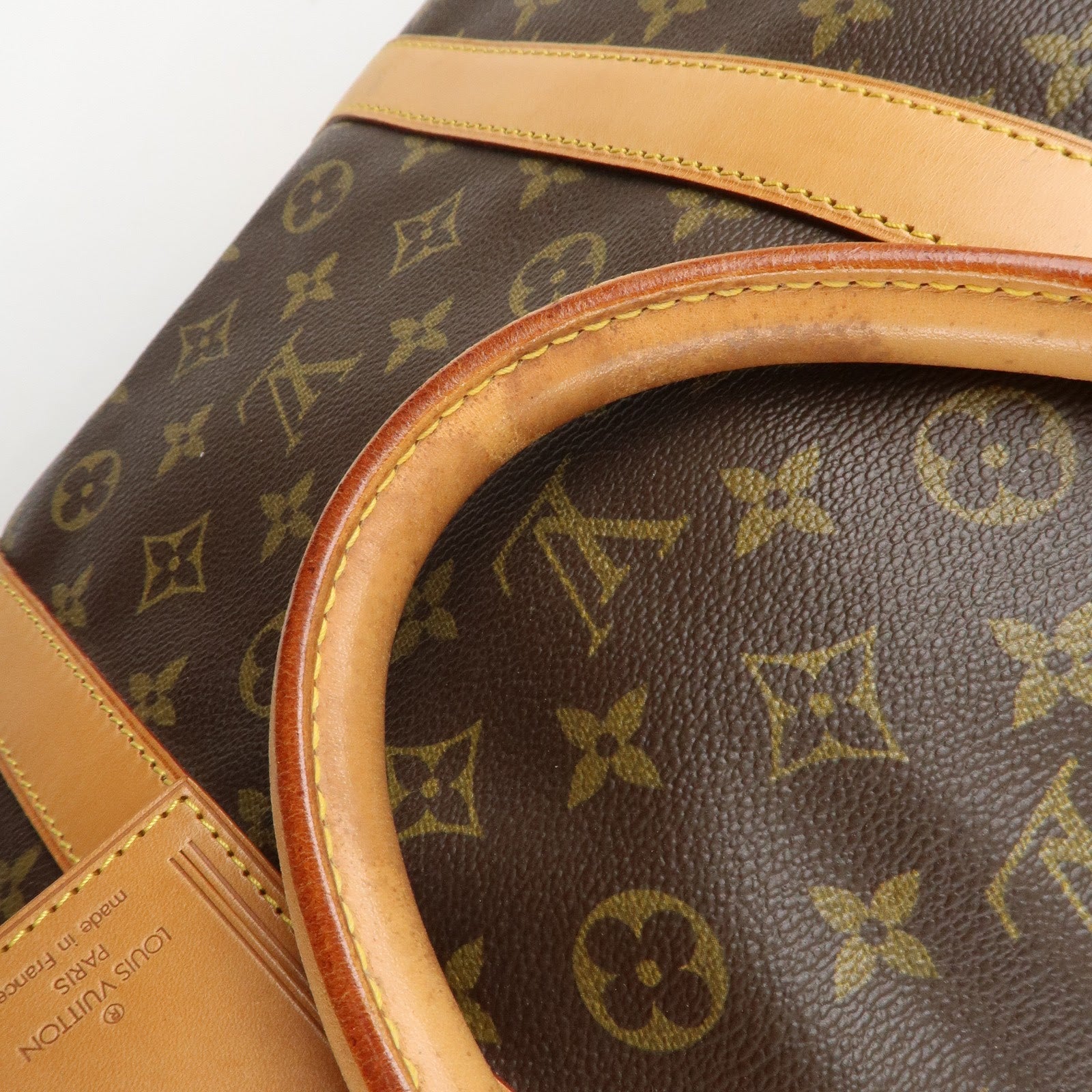 Louis Vuitton Monogram Keep All Bandouliere 60 Boston Bag M41412