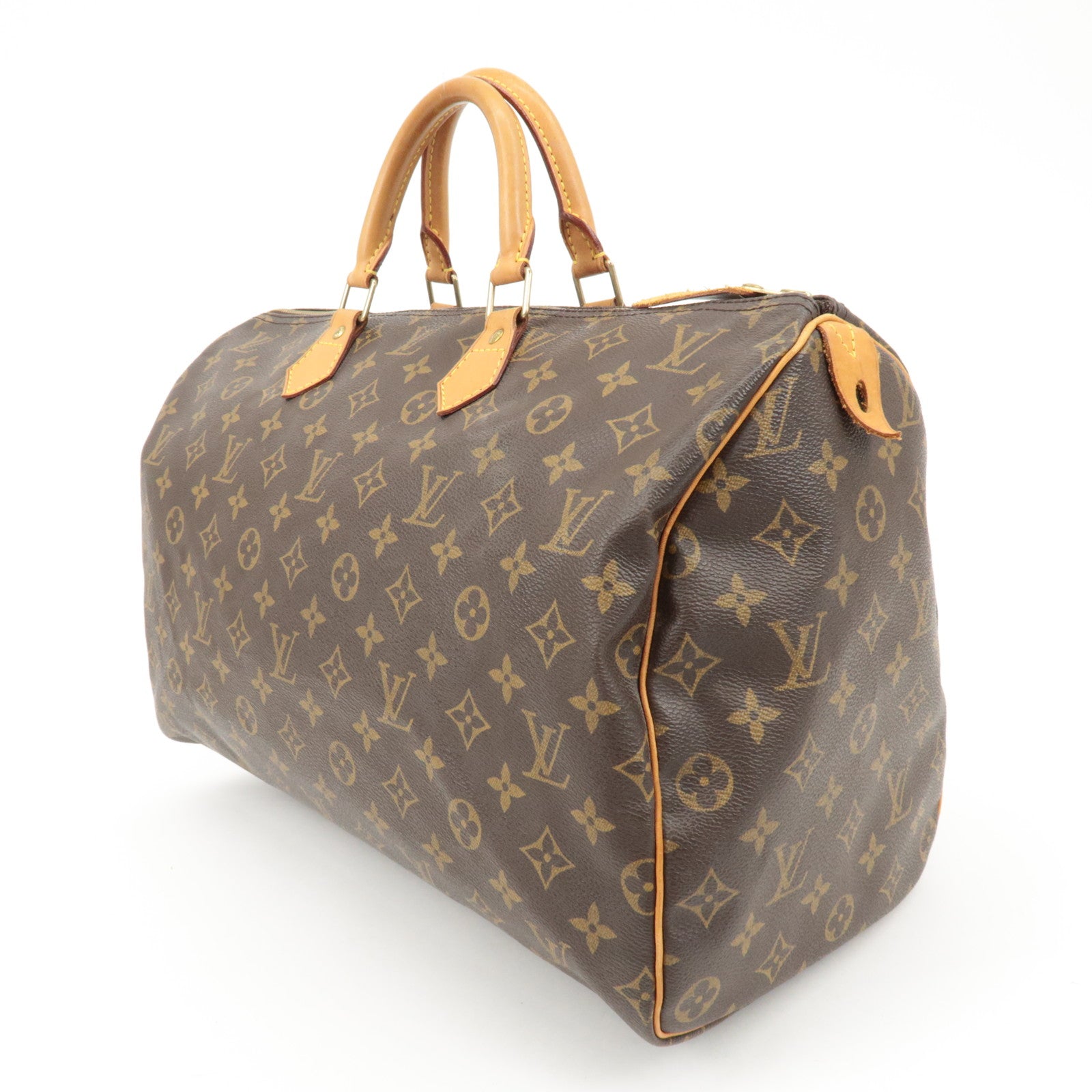 Louis Vuitton Monogram Speedy 40 Hand Bag Boston Bag M41522 Used