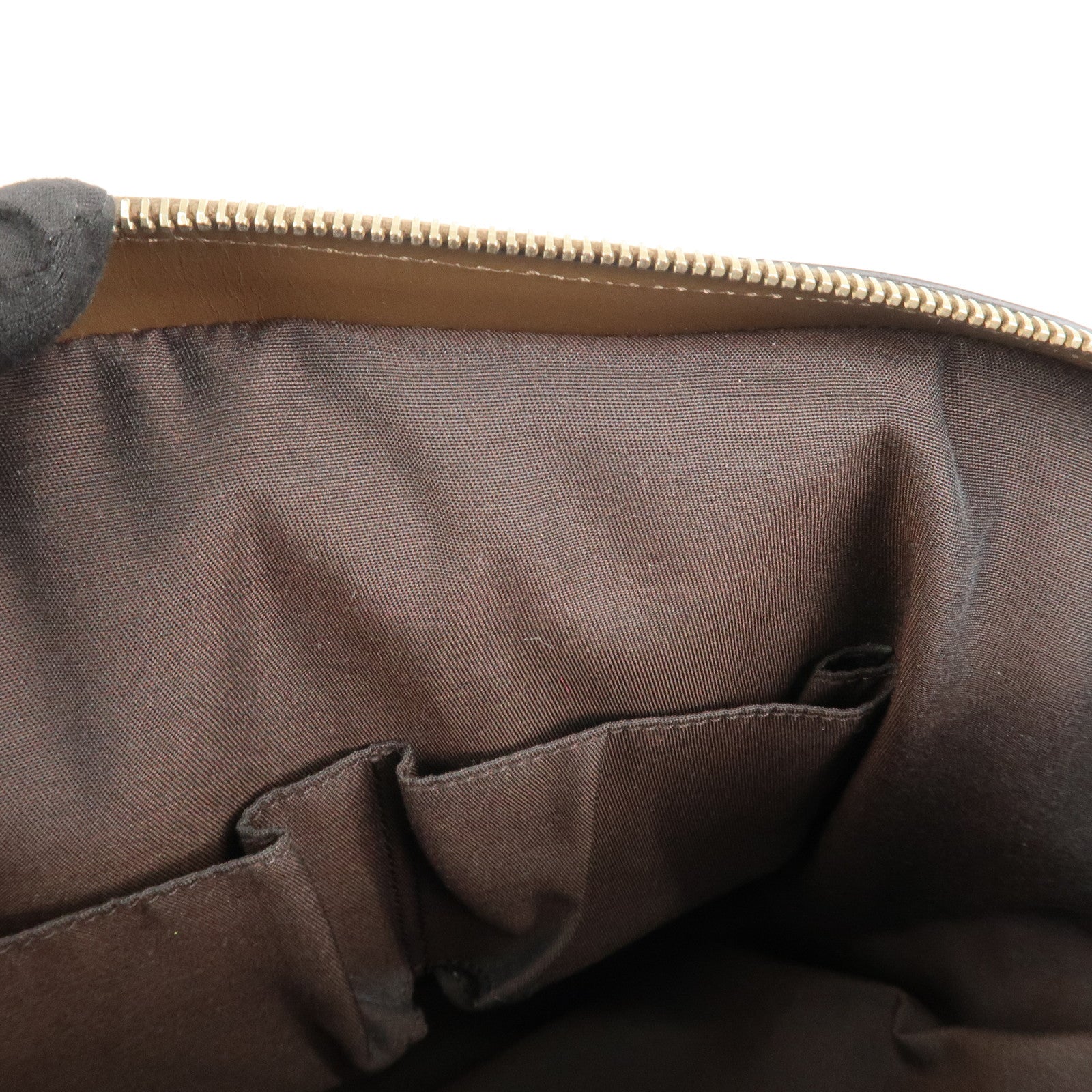 GUCCI GG Monogram Canvas Leather 2Way Tote Bag Beige Brown 388929