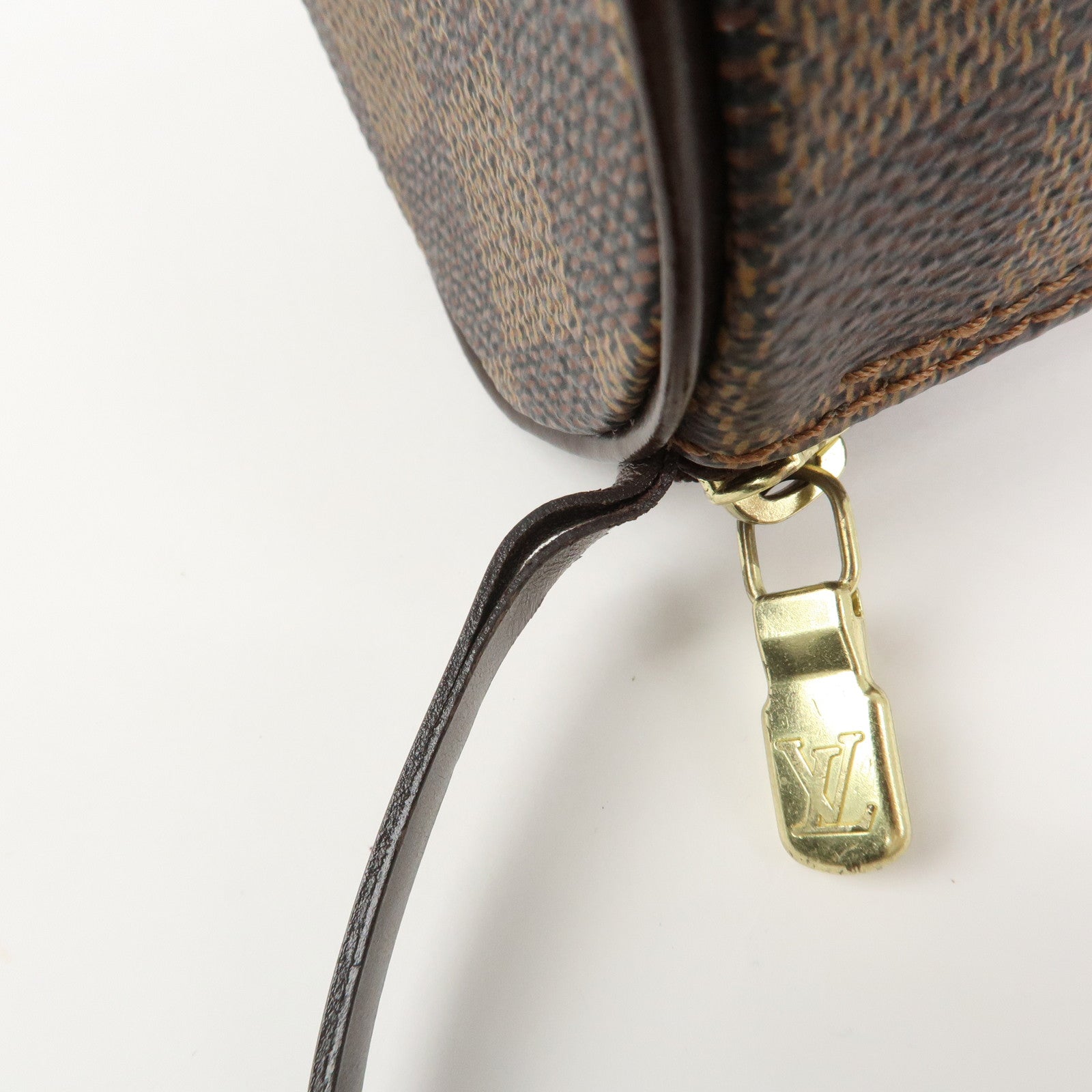 Louis Vuitton Damier Mini Pouch for Papillon Bag Damier Ebene