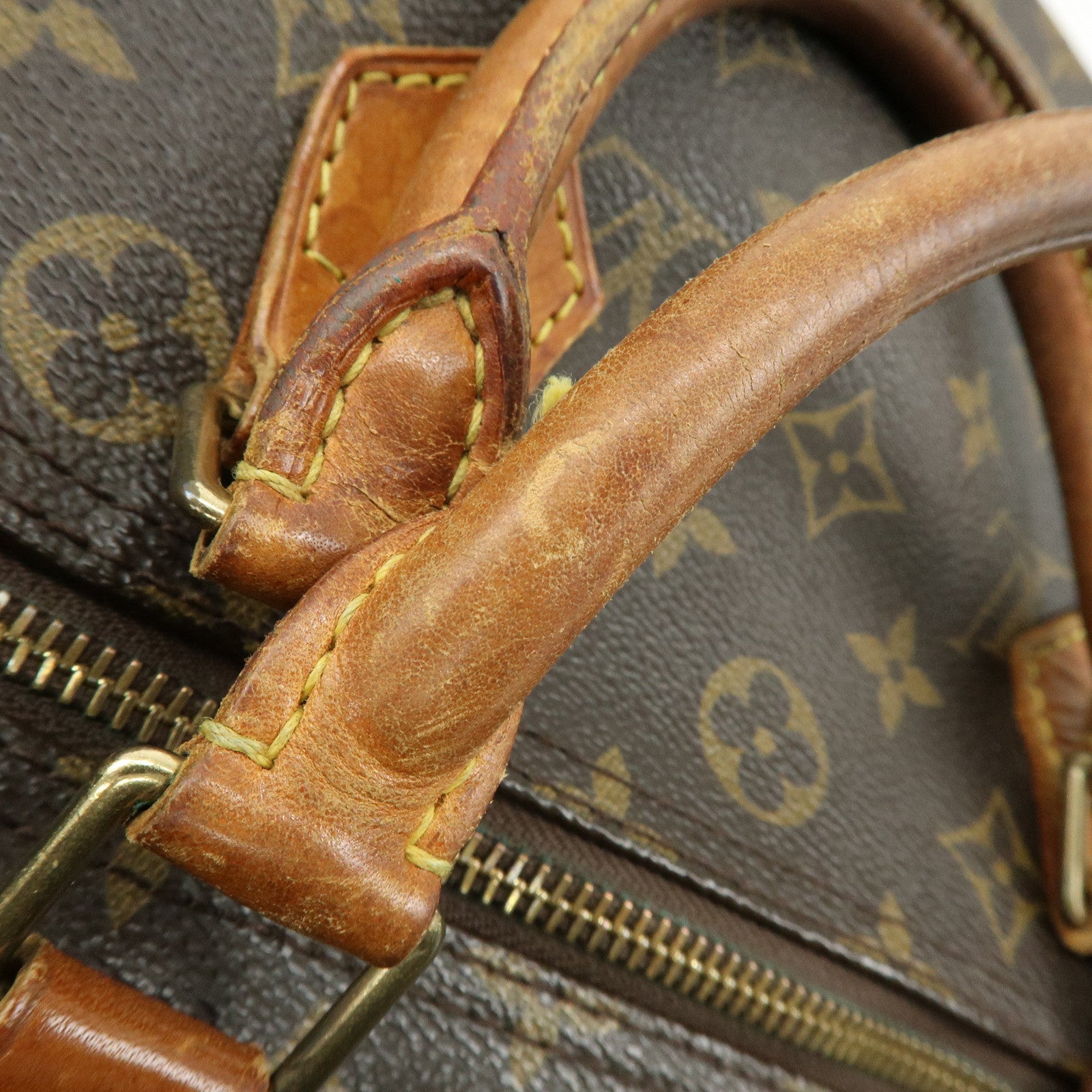 Louis Vuitton Monogram Speedy 30 Boston Bag Hand Bag Brown M41526