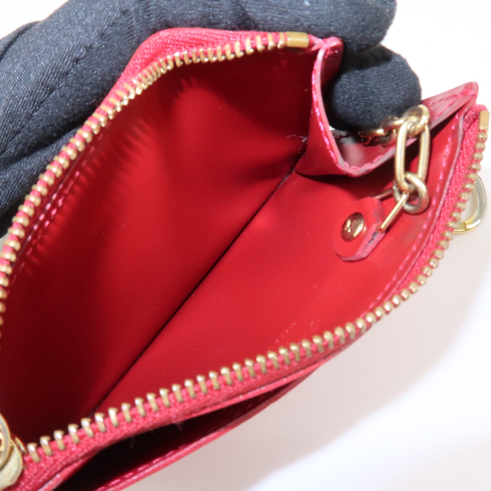 Louis Vuitton Monogram Vernis Pochette Cles NM Coin Case M93559