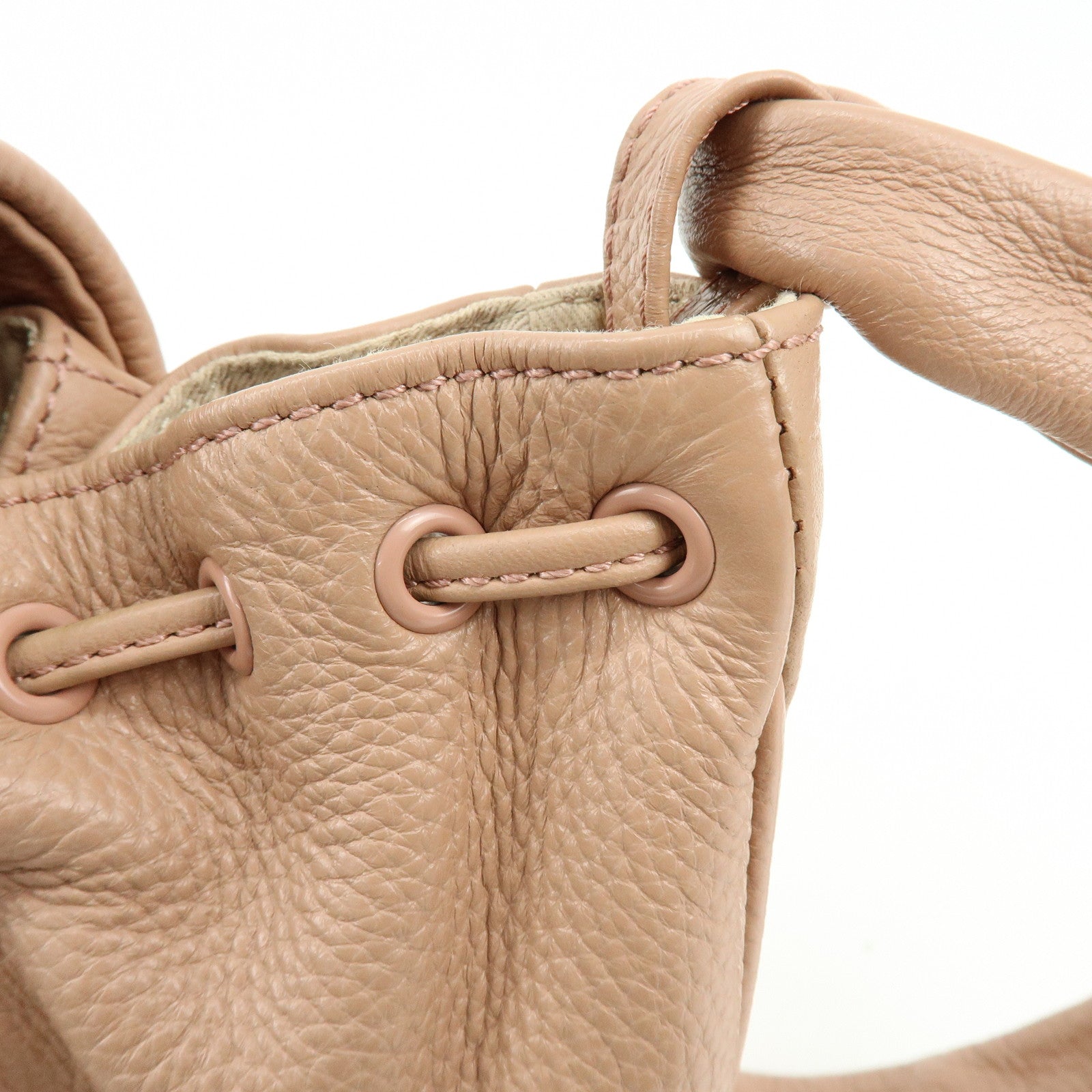 Chloe See By Chloe Leather Shoulder Bag Crossbody Bag Pink