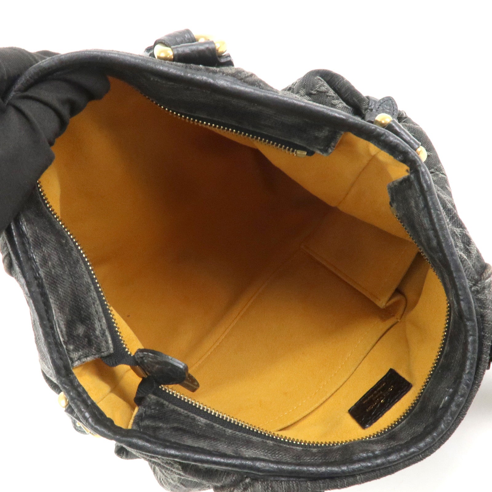 Louis Vuitton Monogram Denim Neo Cabby MM 2Way Bag Noir M95351