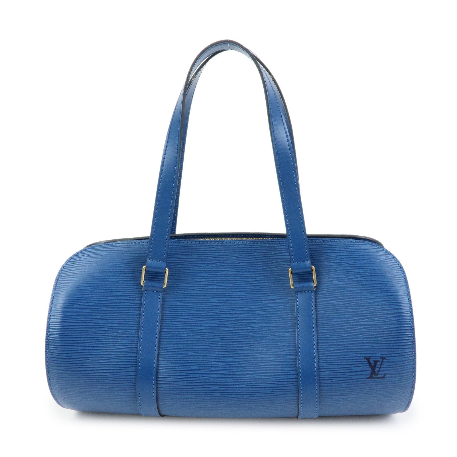 Louis Vuitton Epi Soufflot Shoulder Bag Hand Bag Toledo Blue M52225