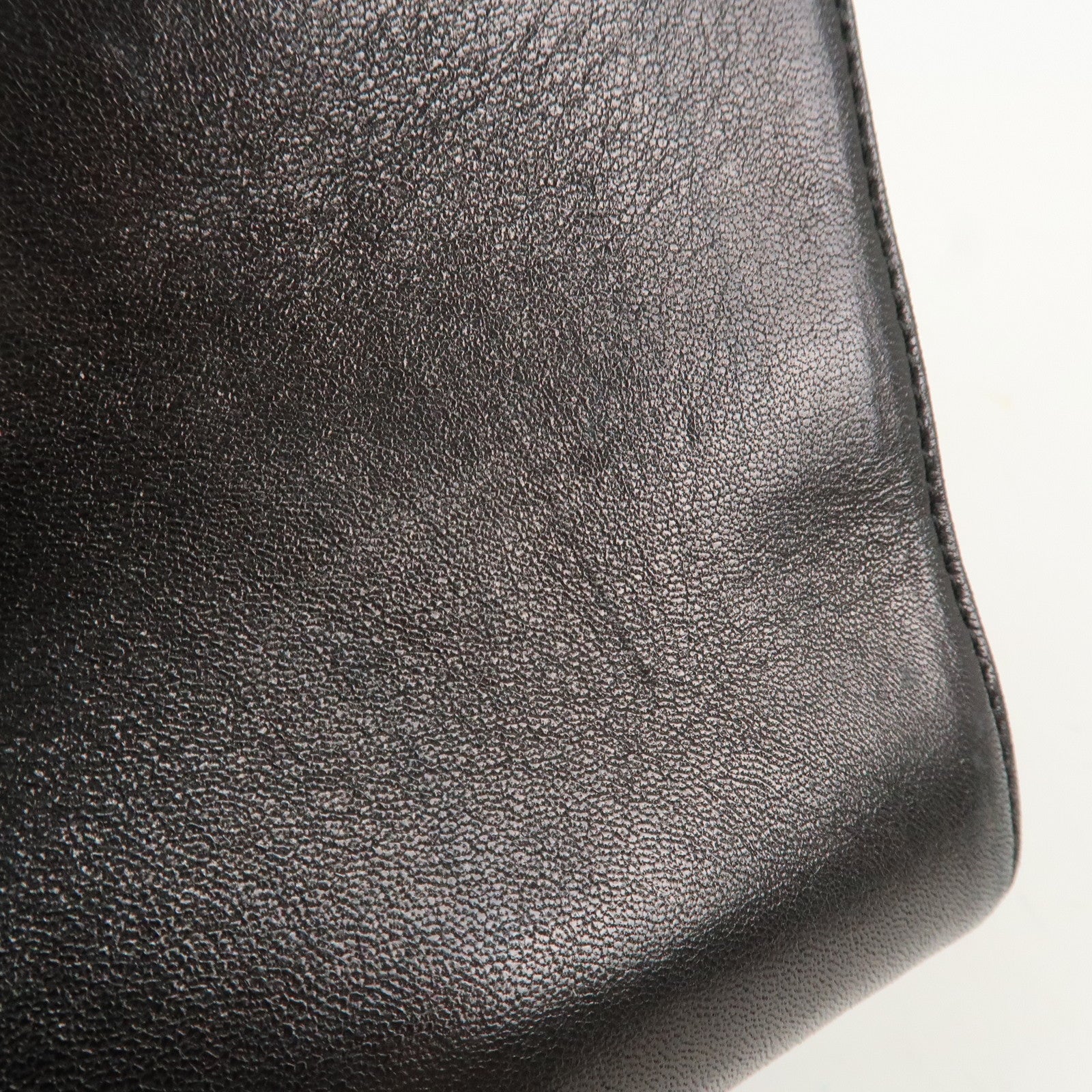 FENDI Nappa Leather Hand Bag Shoulder Bag Black 10163350001