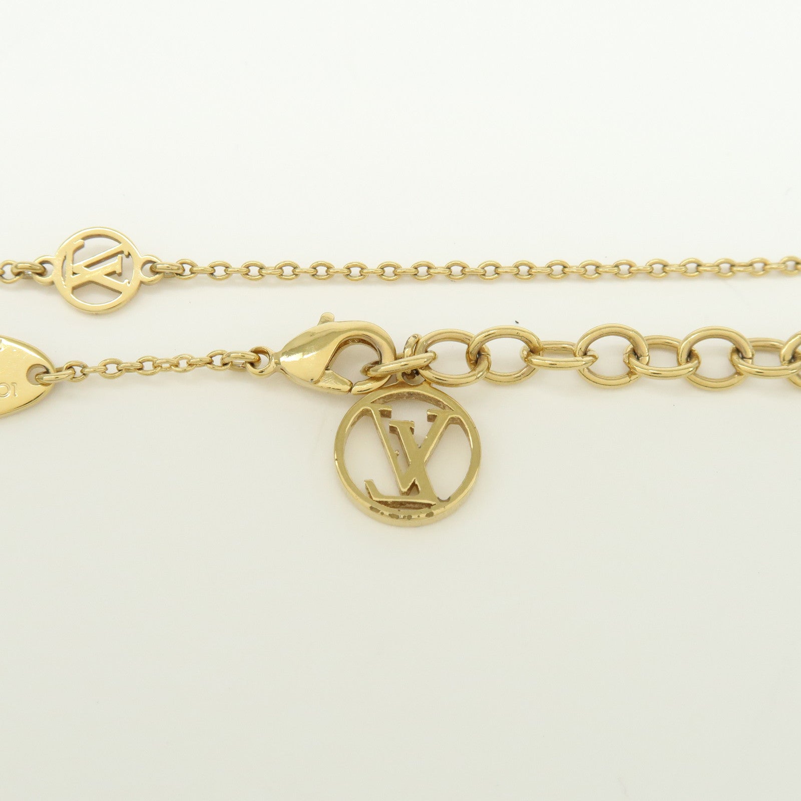 Louis Vuitton Collier Louisette Monogram Flower Necklace M00365