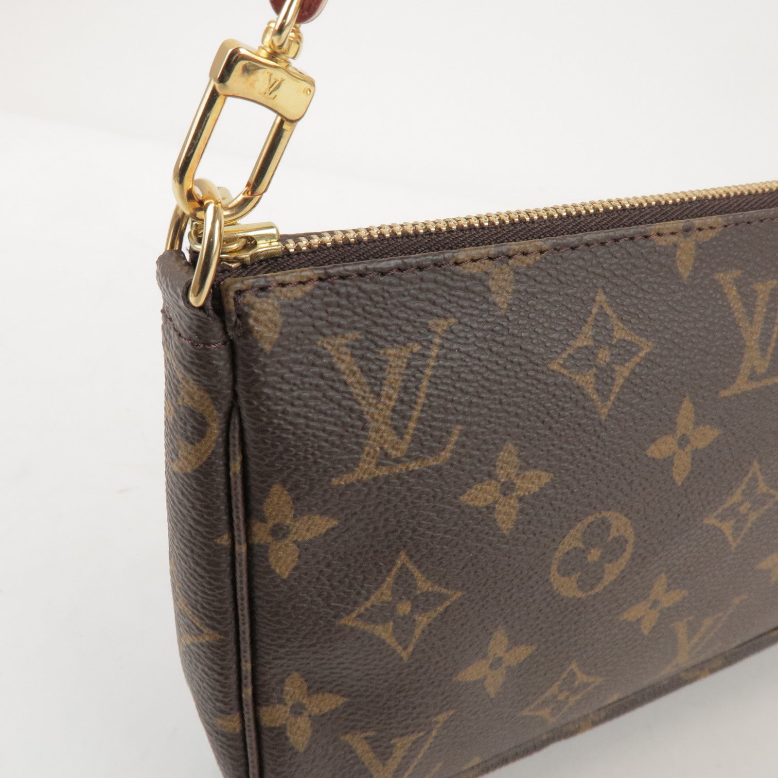 Louis Vuitton Monogram Pochette Accessoires Pouch Hand Bag M51980
