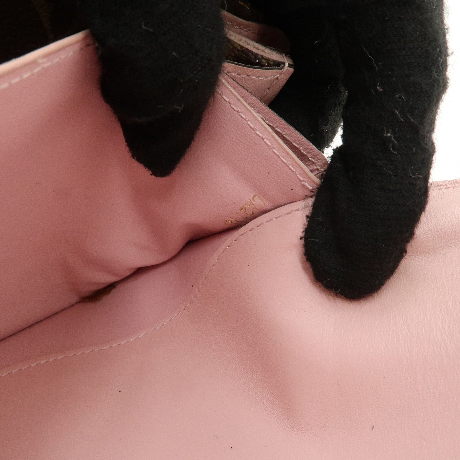 Louis Vuitton Set of 2 Monogram Tri-fold Wallet M64588 M64586 Used