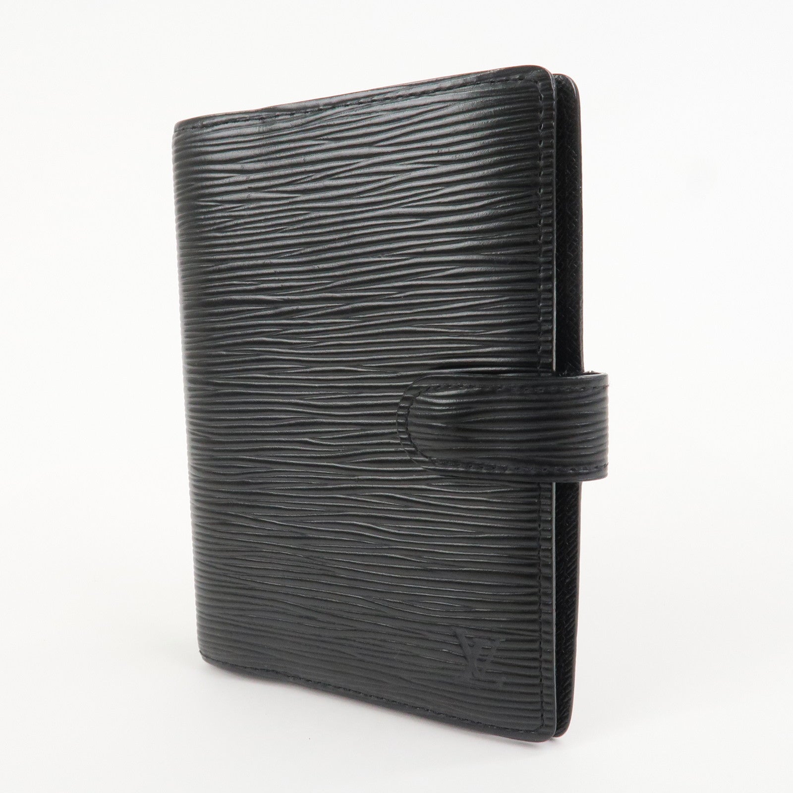 Louis Vuitton Epi Agenda PM Planner Cover Noir R20052