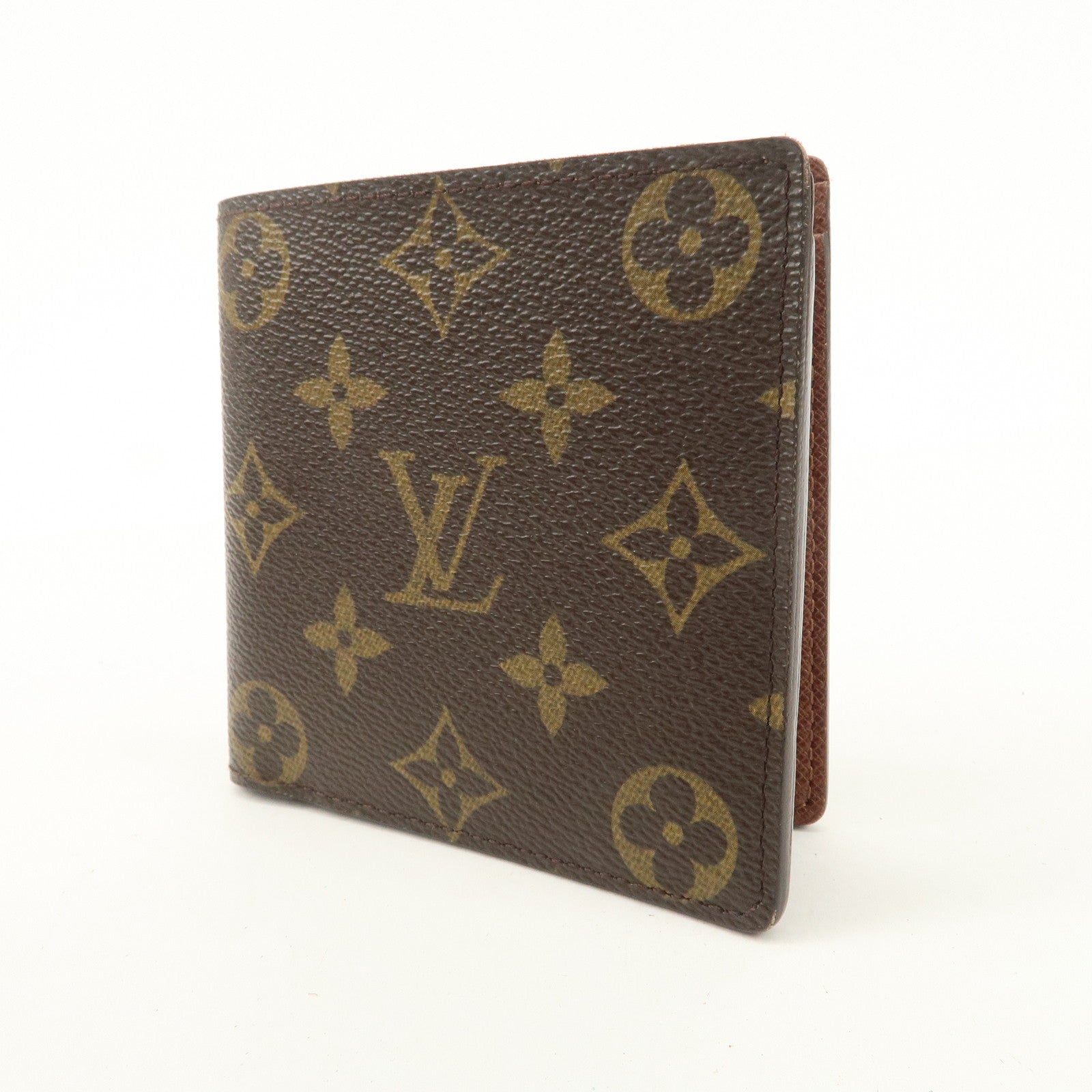 Louis Vuitton Monogram Portefeuille Marco Bi-fold Wallet M61675 Used