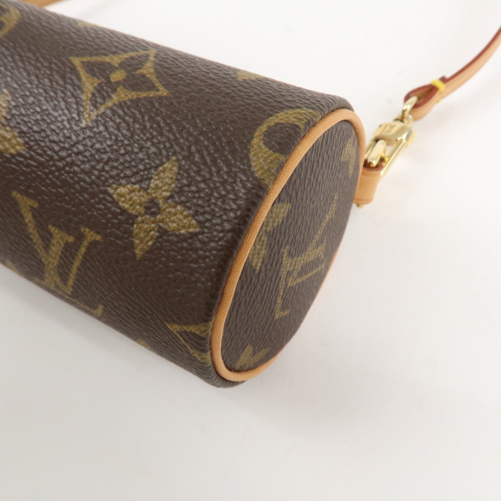 Louis Vuitton Monogram Mini Pouch for Papillon Bag New Style Brown Used