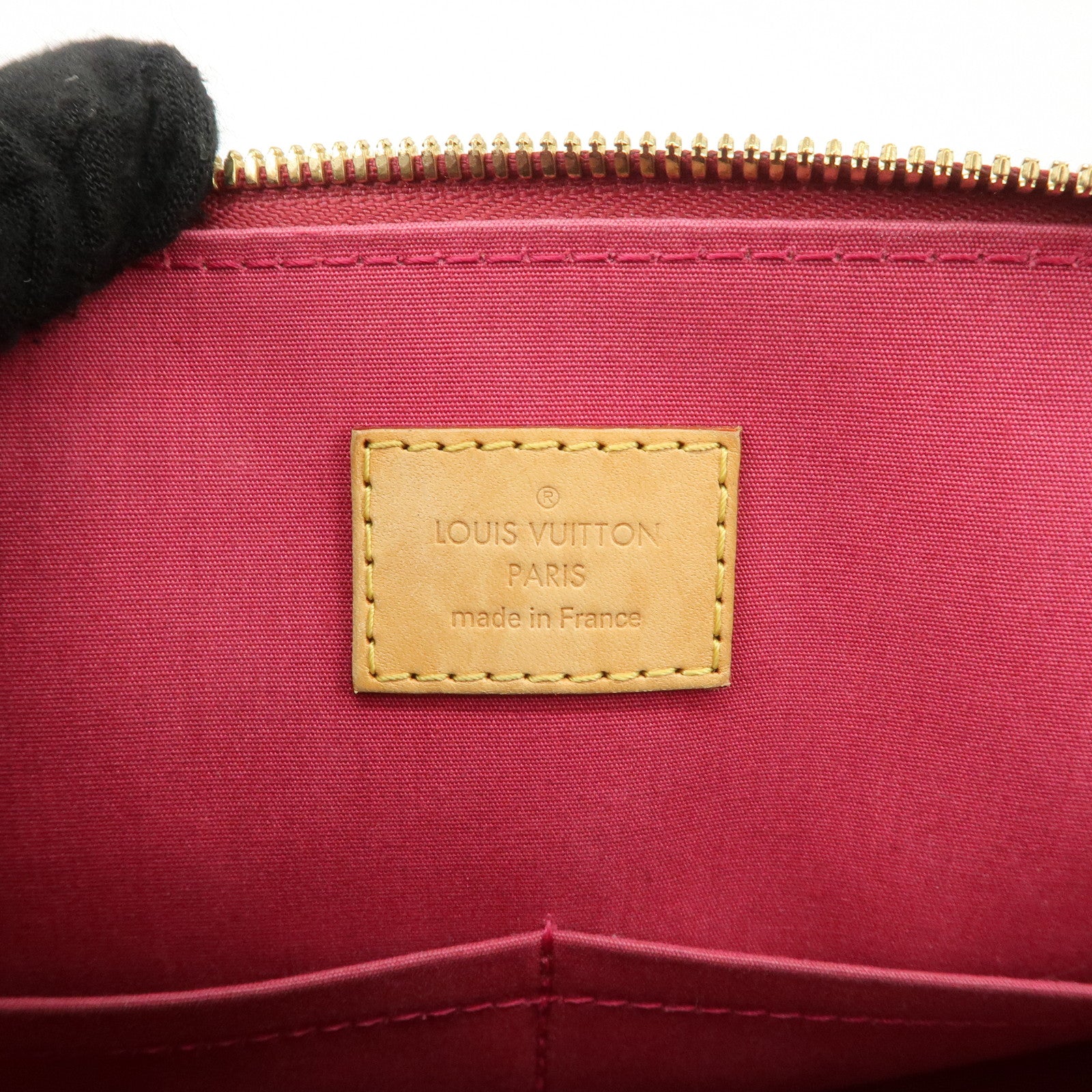 Louis Vuitton Monogram Vernis Alma PM Hand Bag Rose Indien M91770 Used