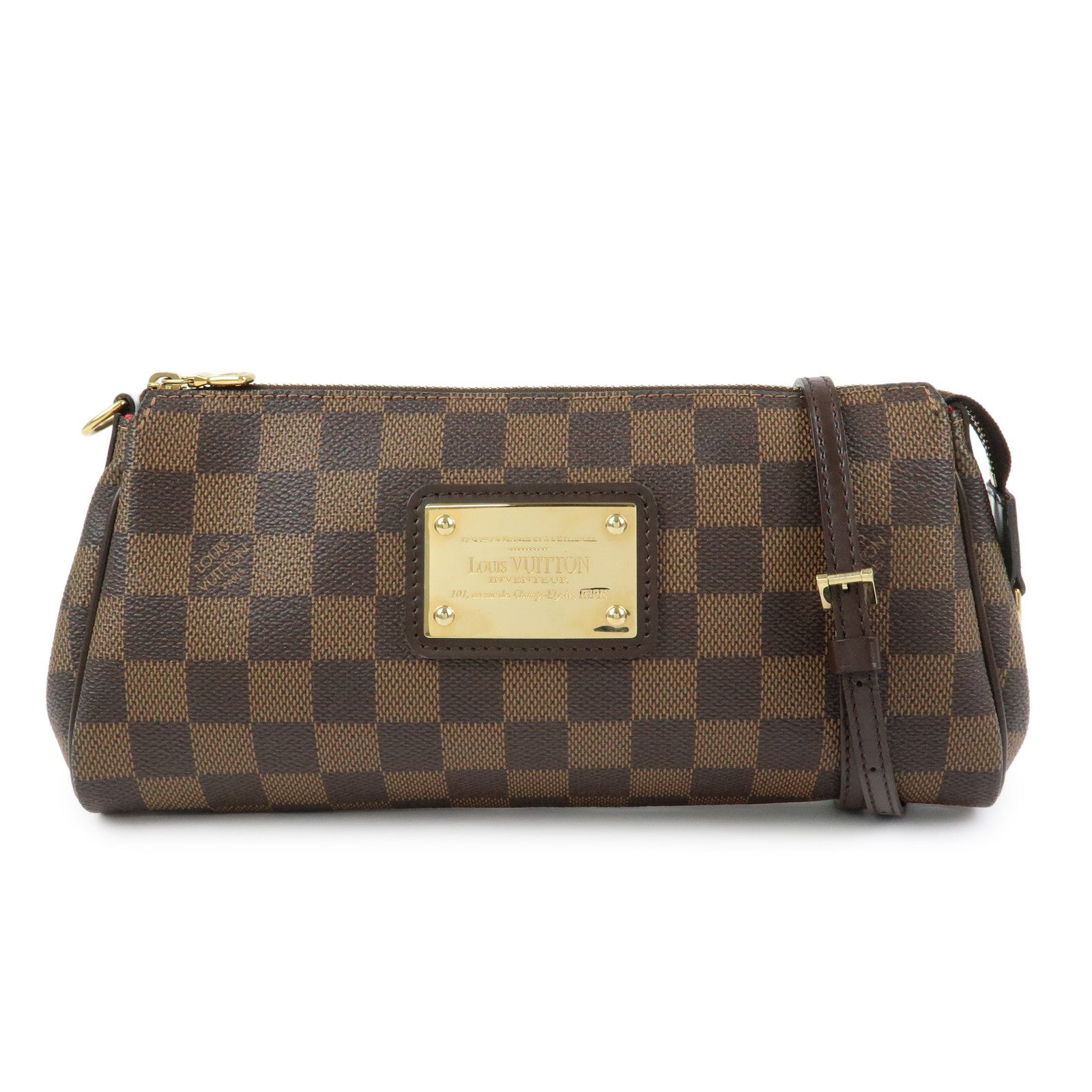 Louis Vuitton Damier Eva 2Way Hand Shoulder Bag Damier Ebene N55213