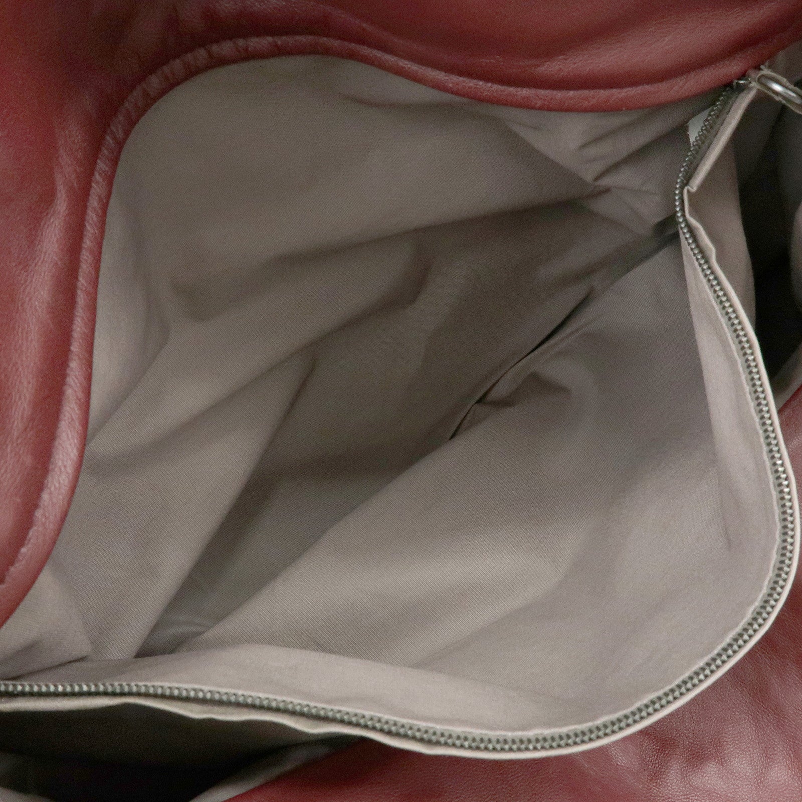 BOTTEGA VENETA Intrecciato Nappa Leather Tote Bag Bordeaux 161761