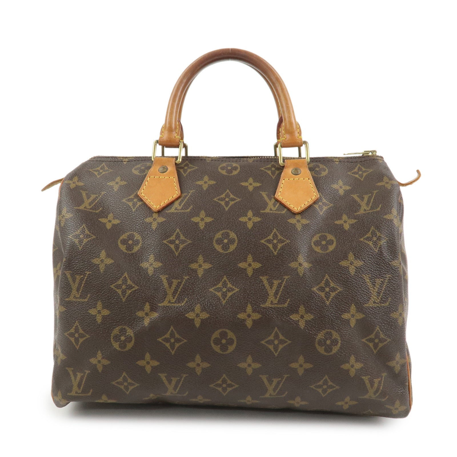 Louis Vuitton Monogram Speedy 30 Boston Bag Hand Bag Brown M41526
