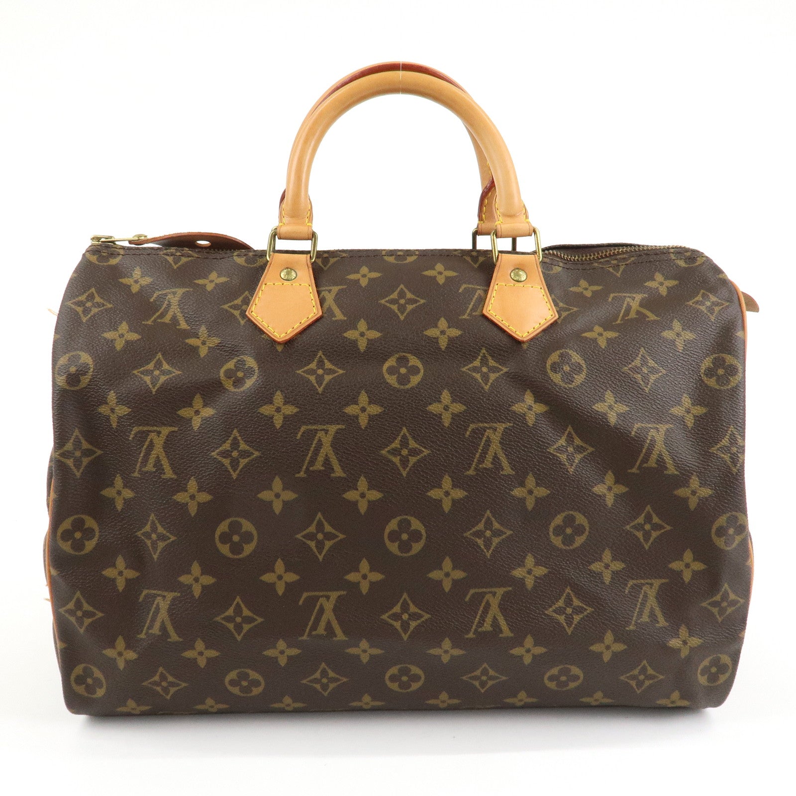 Louis Vuitton Monogram Speedy 35 Boston Bag Hand Bag M41524 Used