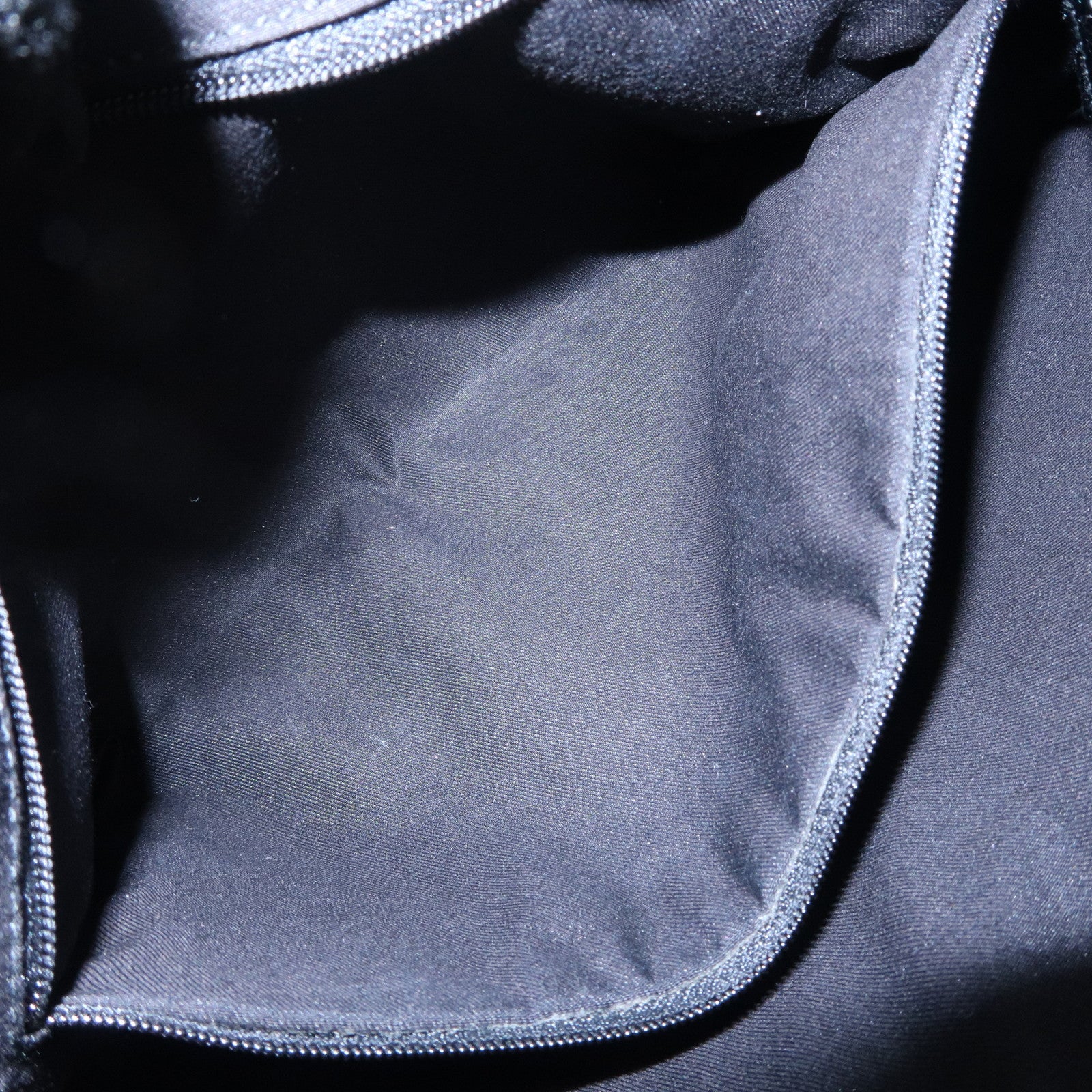 GUCCI GG Canvas Leather Shoulder Bag Hand Bag Black 115003 Used