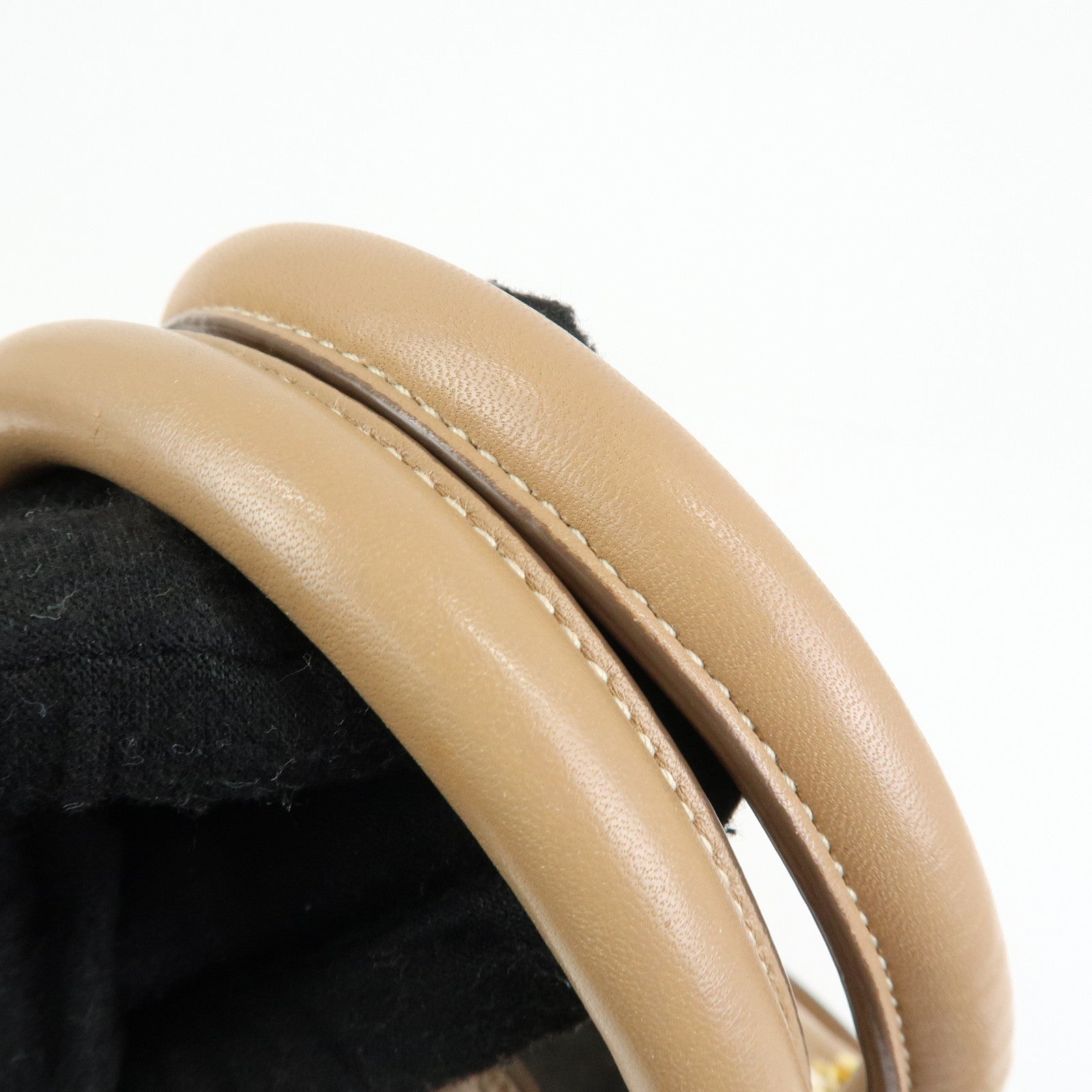 PRADA Soft Calf Leather 2Way Hand Shoulder Bag Light Brown BN1902