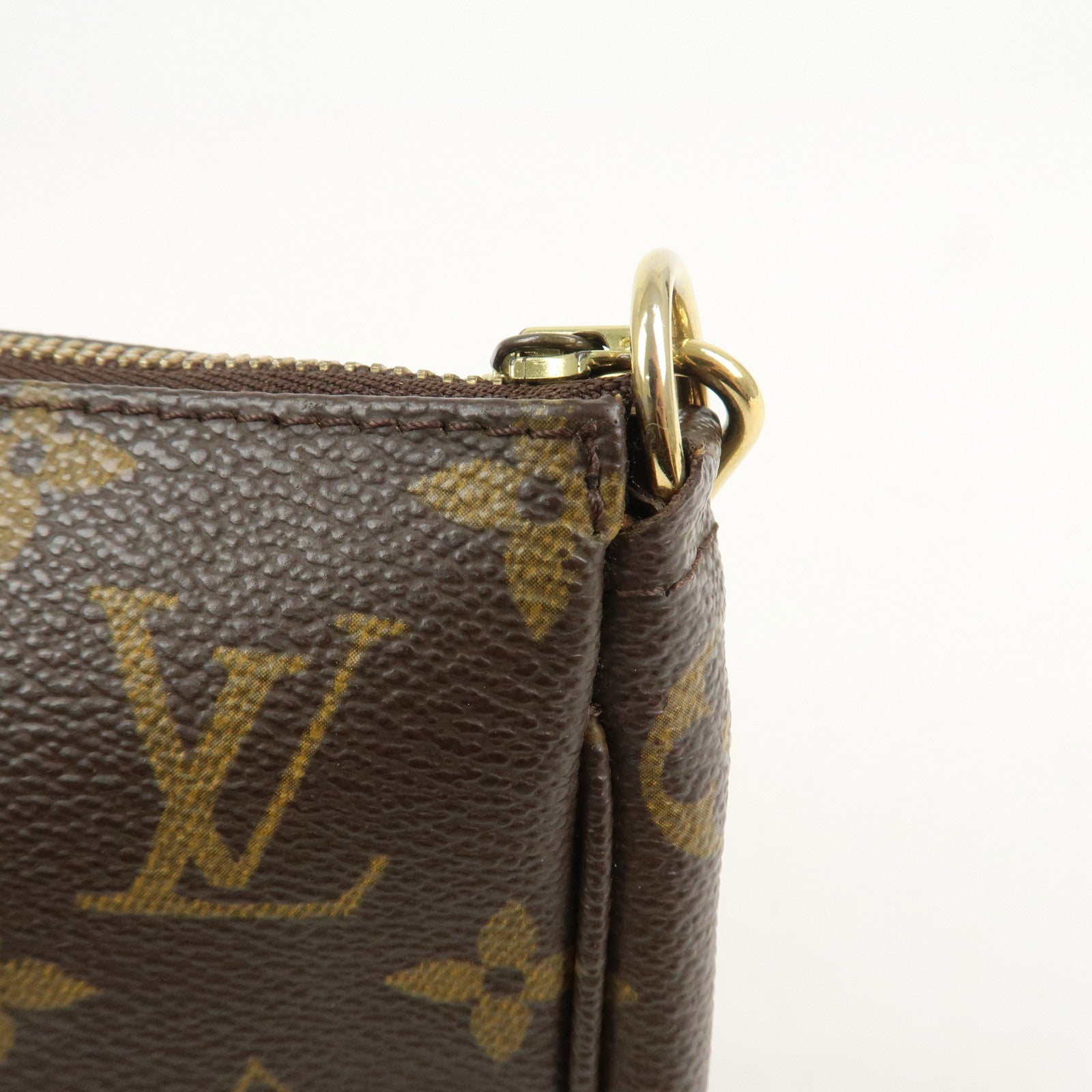 Louis Vuitton Monogram Pochette Accessoires Pouch Hand Bag M51980