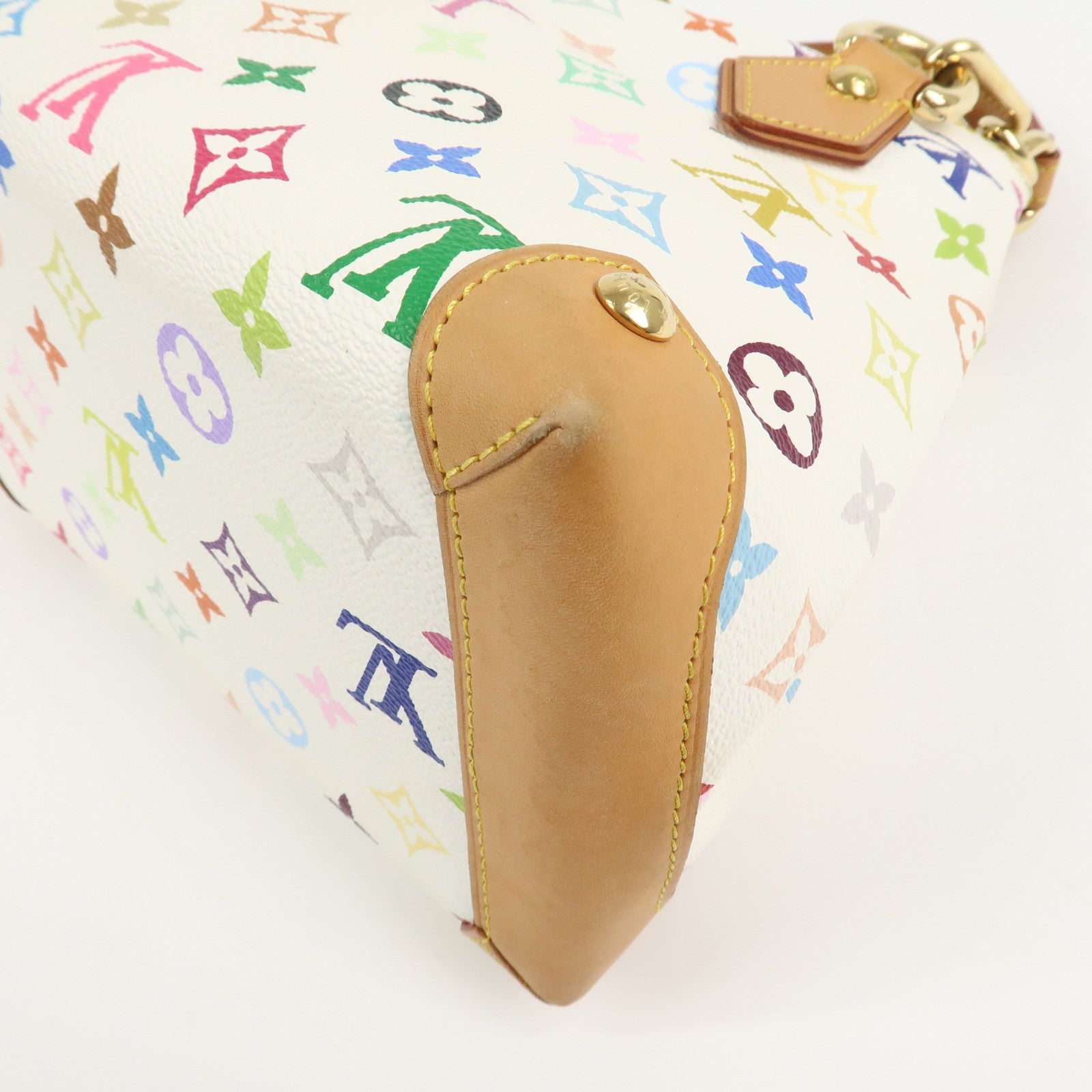 Louis Vuitton Monogram Multicolor Audra Hand Bag Blanc M40047