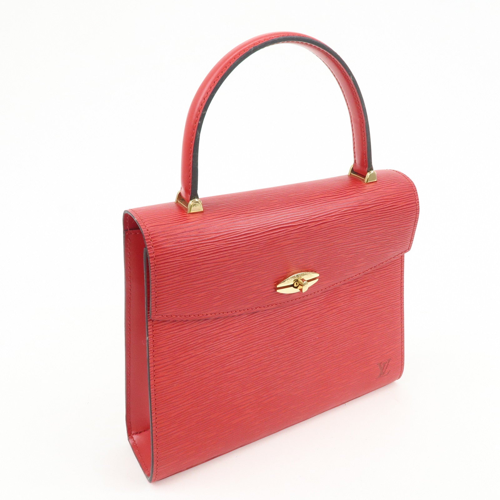Louis Vuitton Epi Leather Marceau Hand Bag Castilian Red M52377