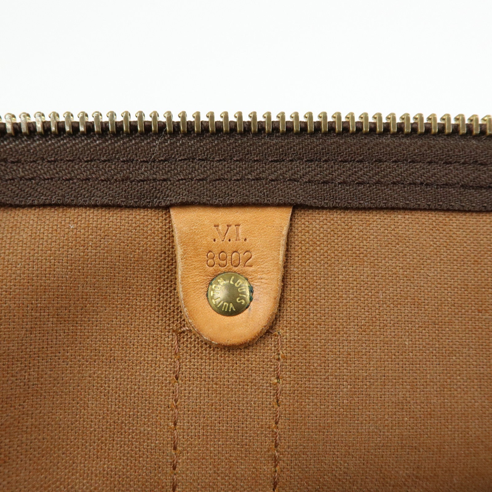 Louis Vuitton Monogram Keep All Bandouliere 45 Boston Bag M41418