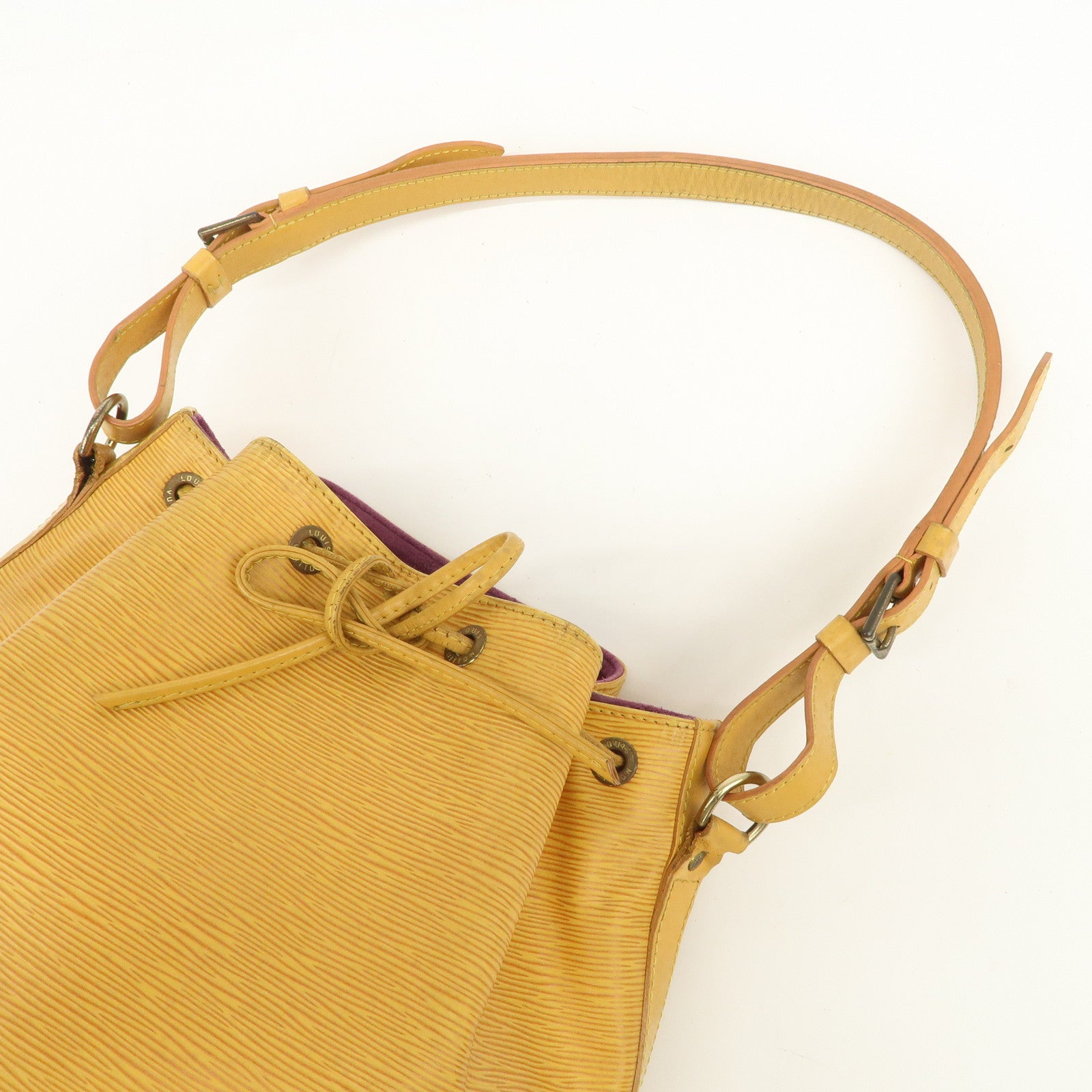 Louis Vuitton Epi Noe Leather Shoulder Bag Tassili Yellow M44009