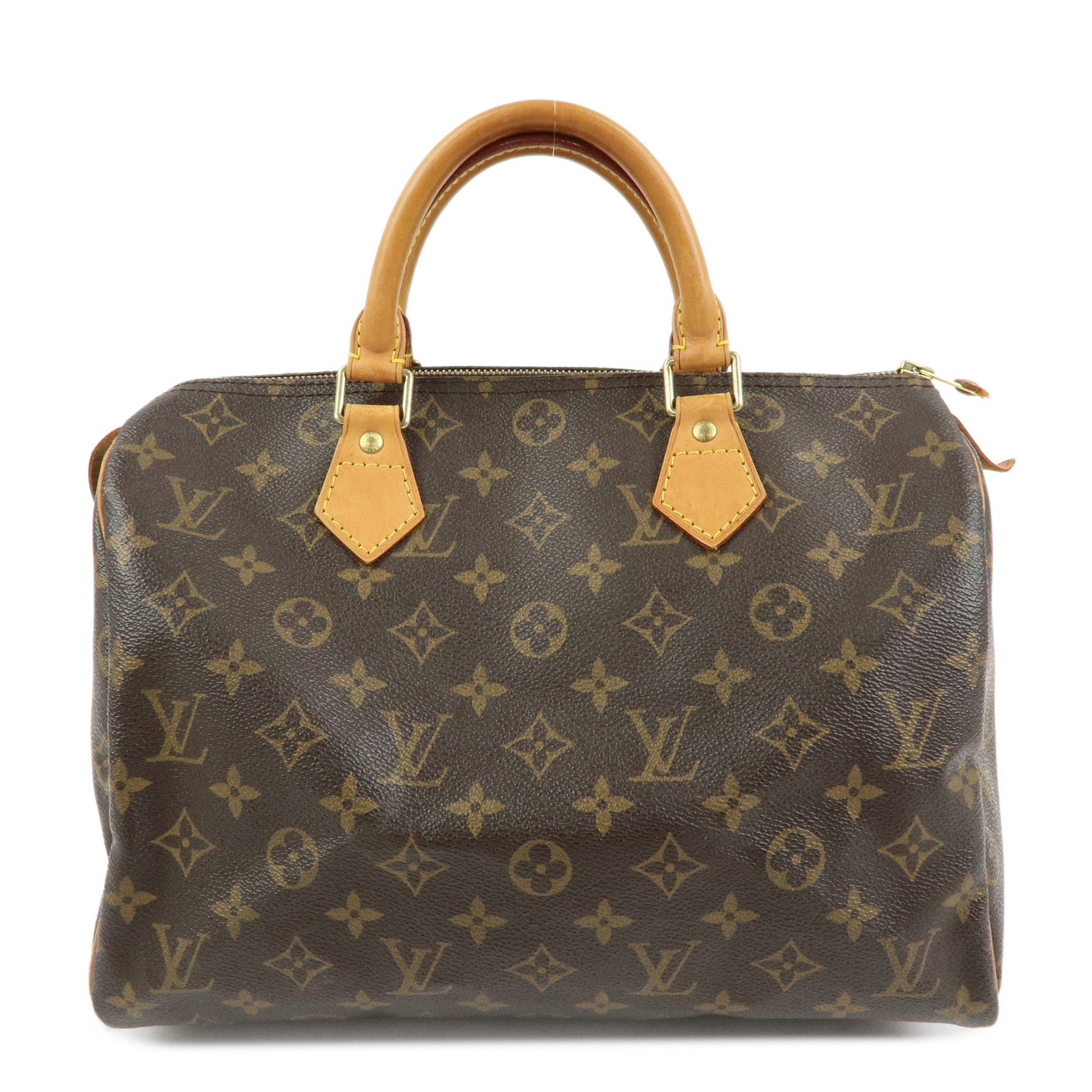 Louis Vuitton Monogram Speedy 30 Boston Bag Hand Bag Brown M41526