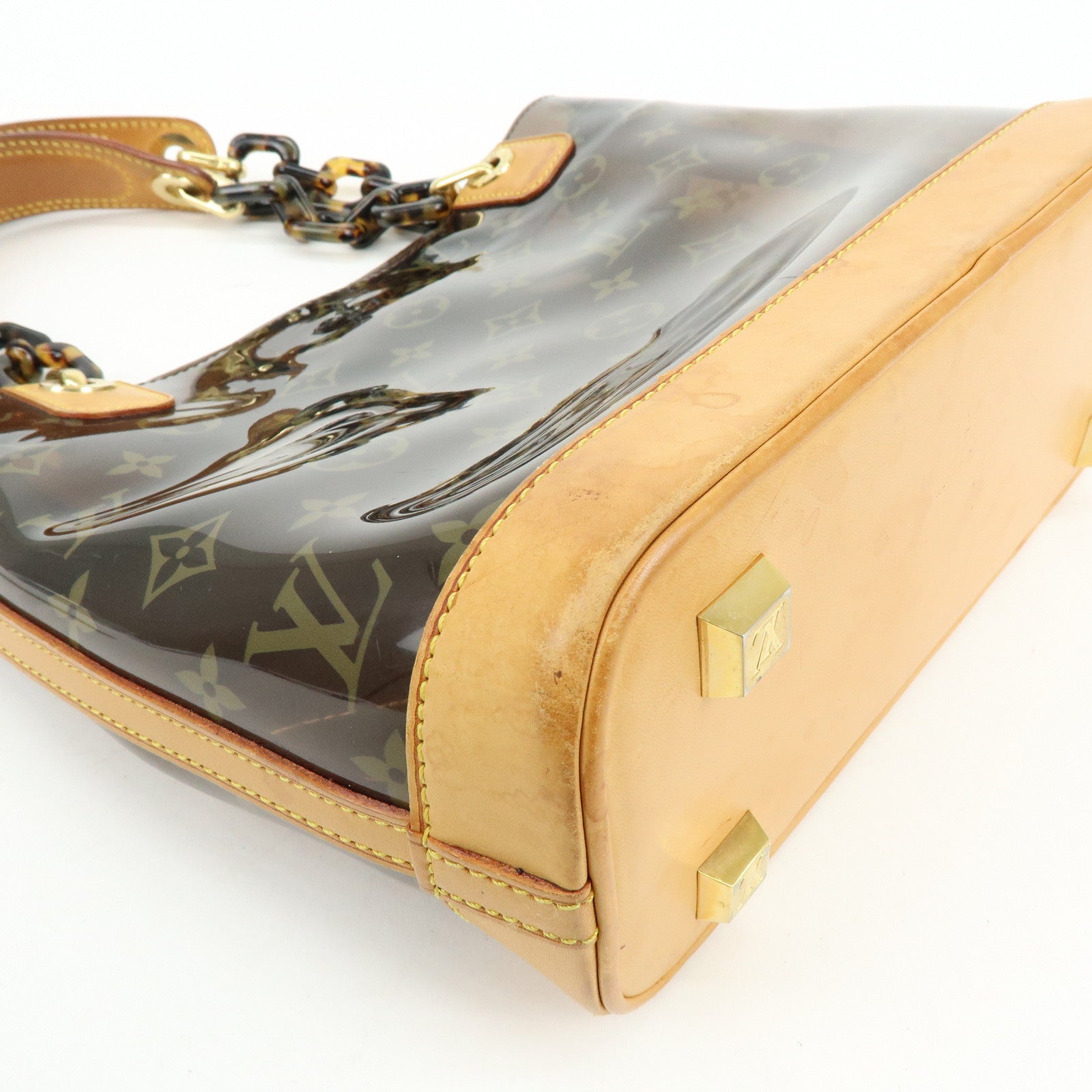 Louis Vuitton Monogram Cabas Ambre PM Tote Bag Clear Brown M92502