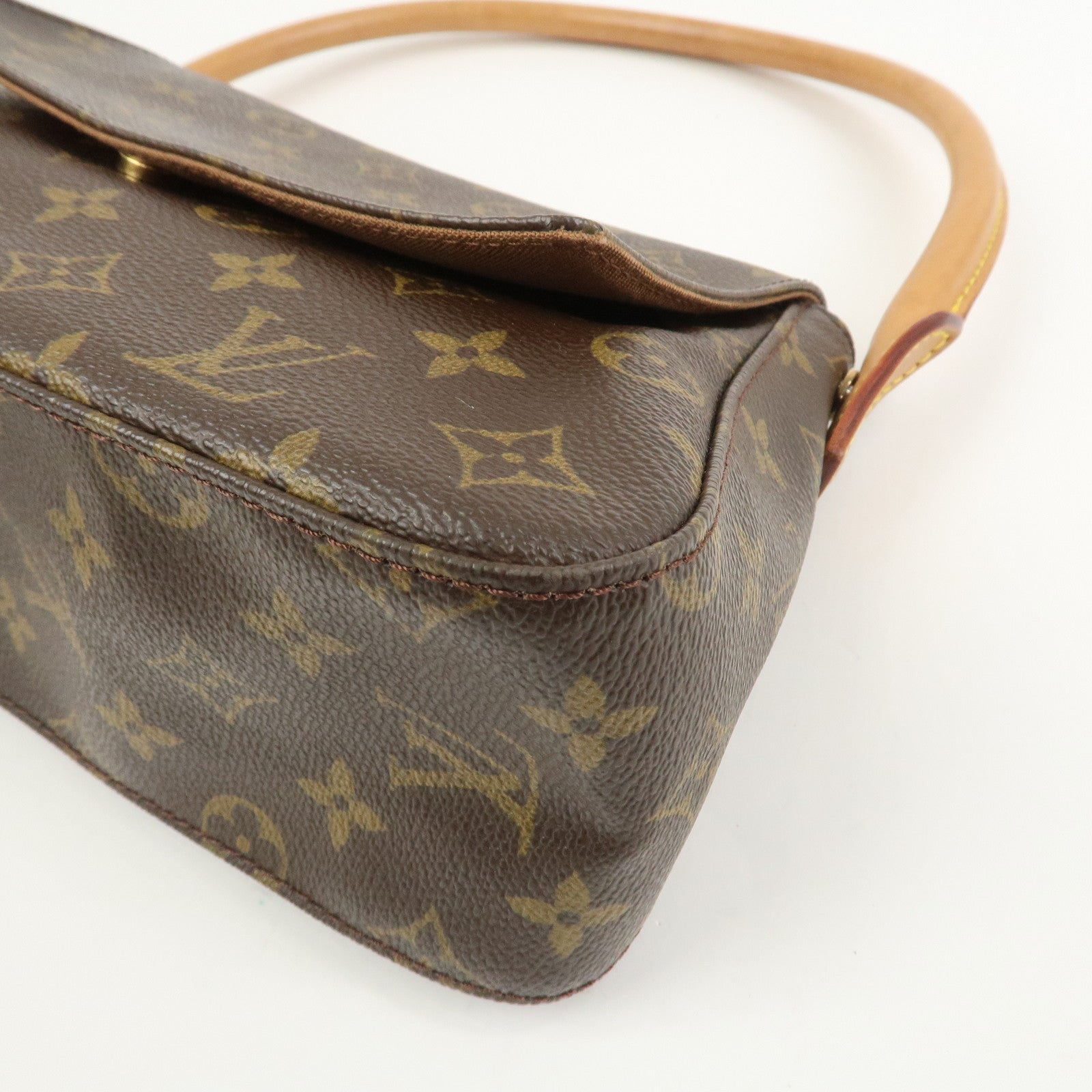 Louis Vuitton Monogram Mini Looping Shoulder Bag Brown M51147