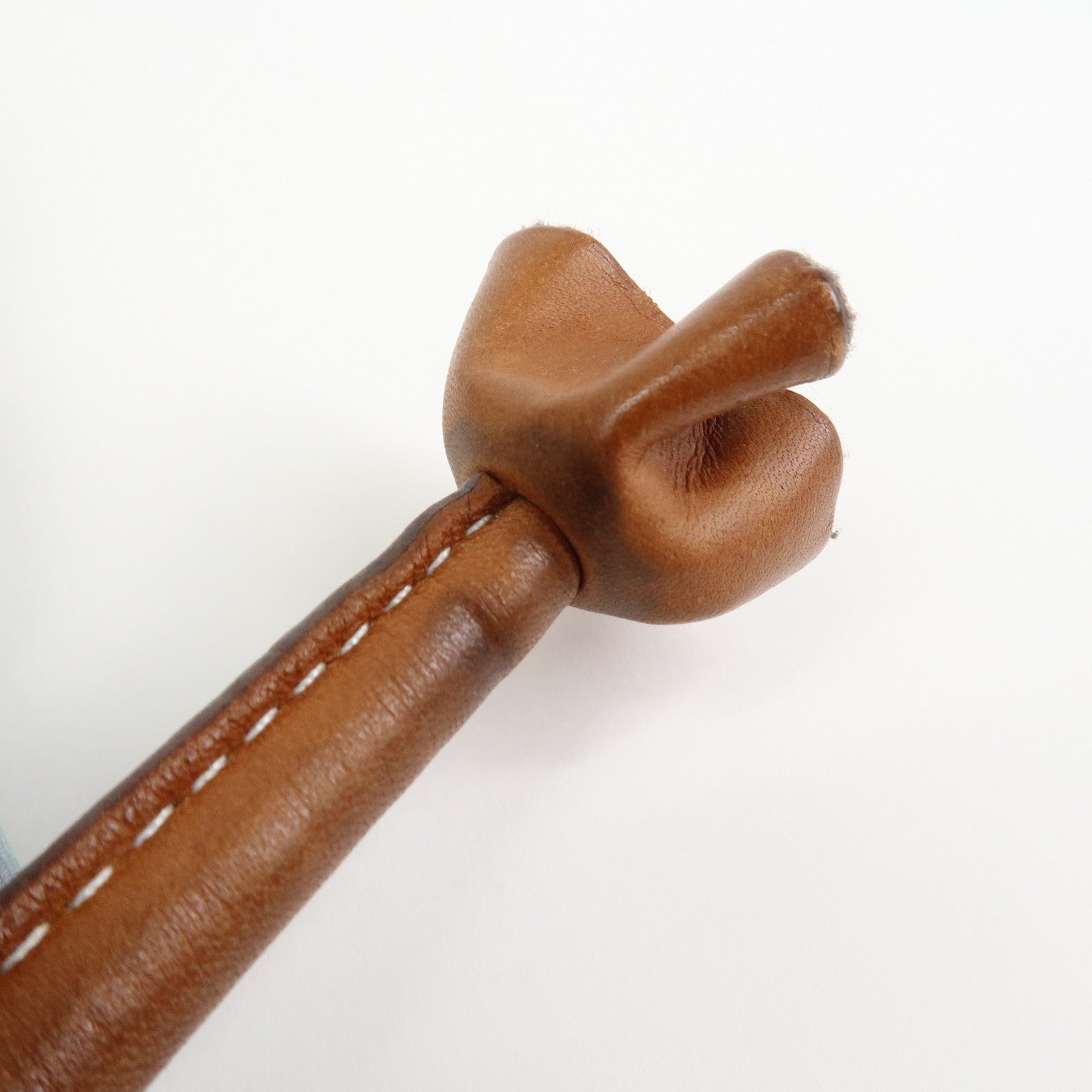 HERMES Silky City MM Canvas Leather Shoulder Bag BRIDES de GALA