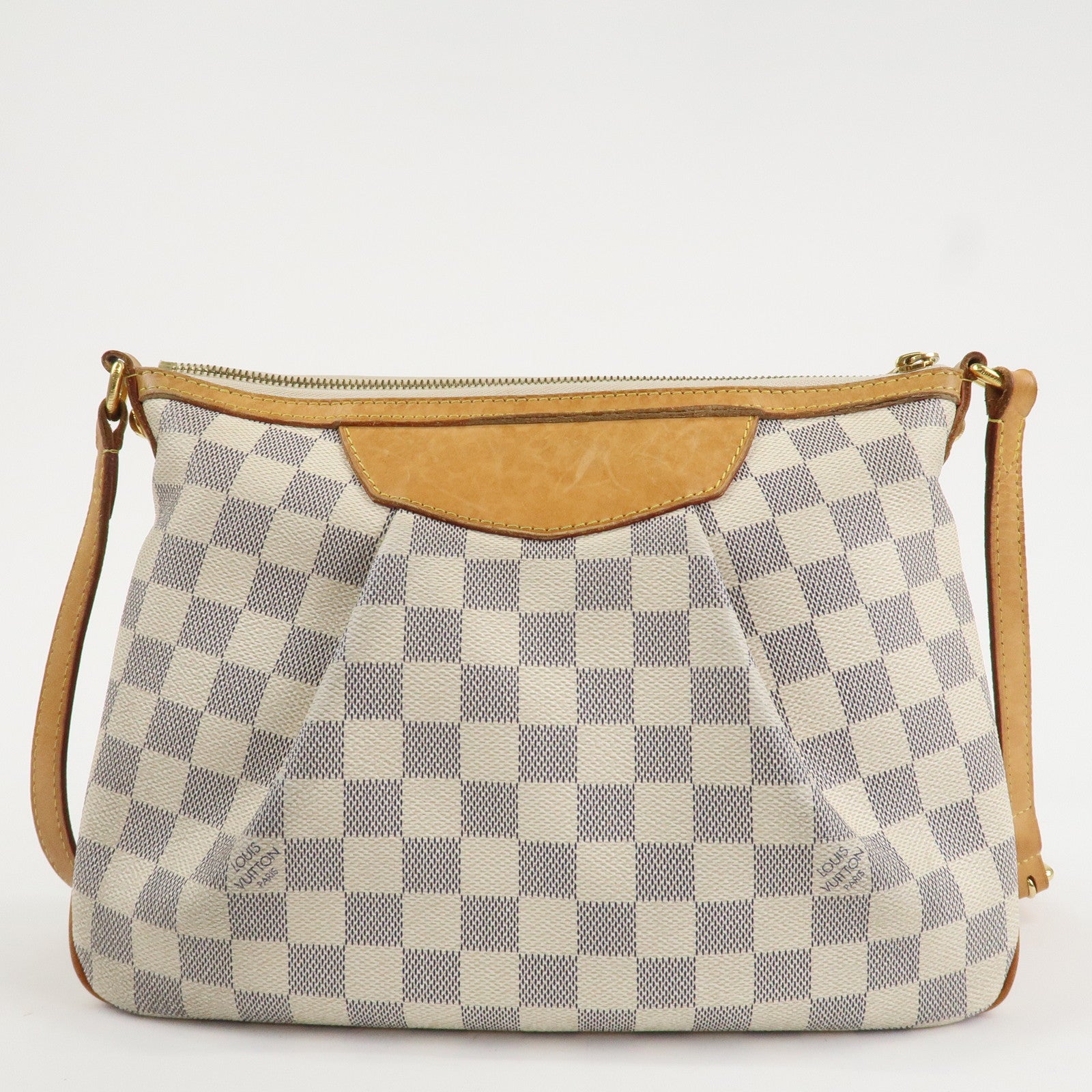Louis Vuitton Damier Azur Siracusa PM Shoulder Bag M41113 Used