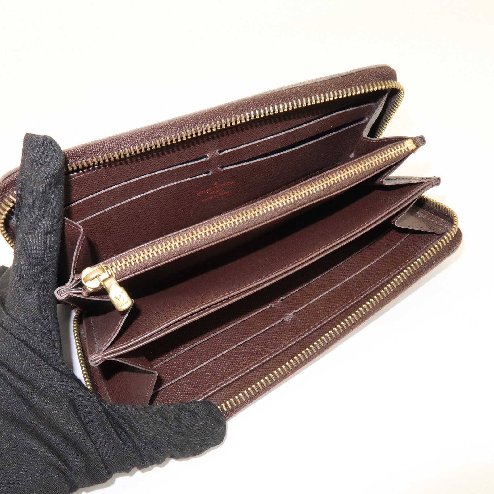 Louis Vuitton Damier Ebene Set of 2 Long Wallet N60015/N61734