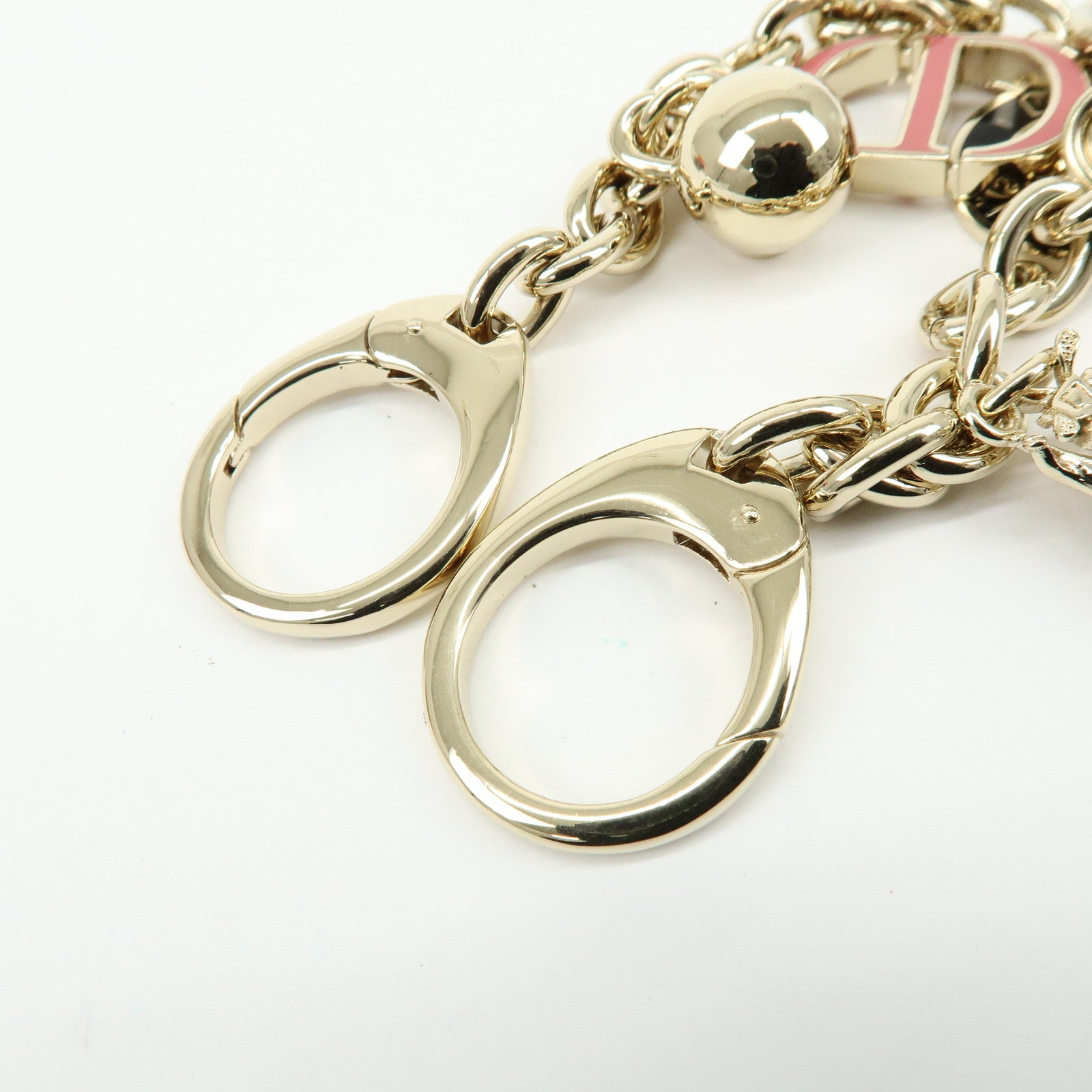 Christian Dior Metal 30 Montaigne Charm Bag Charm Key Holder