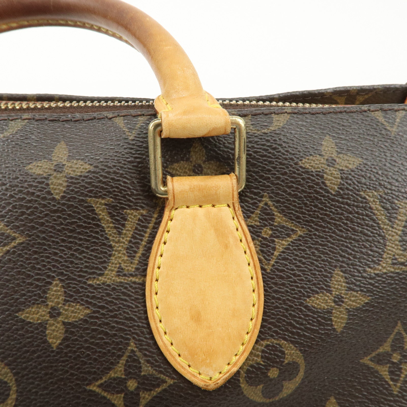 Louis Vuitton Monogram Popincourt Hand Bag Brown M40009 Used