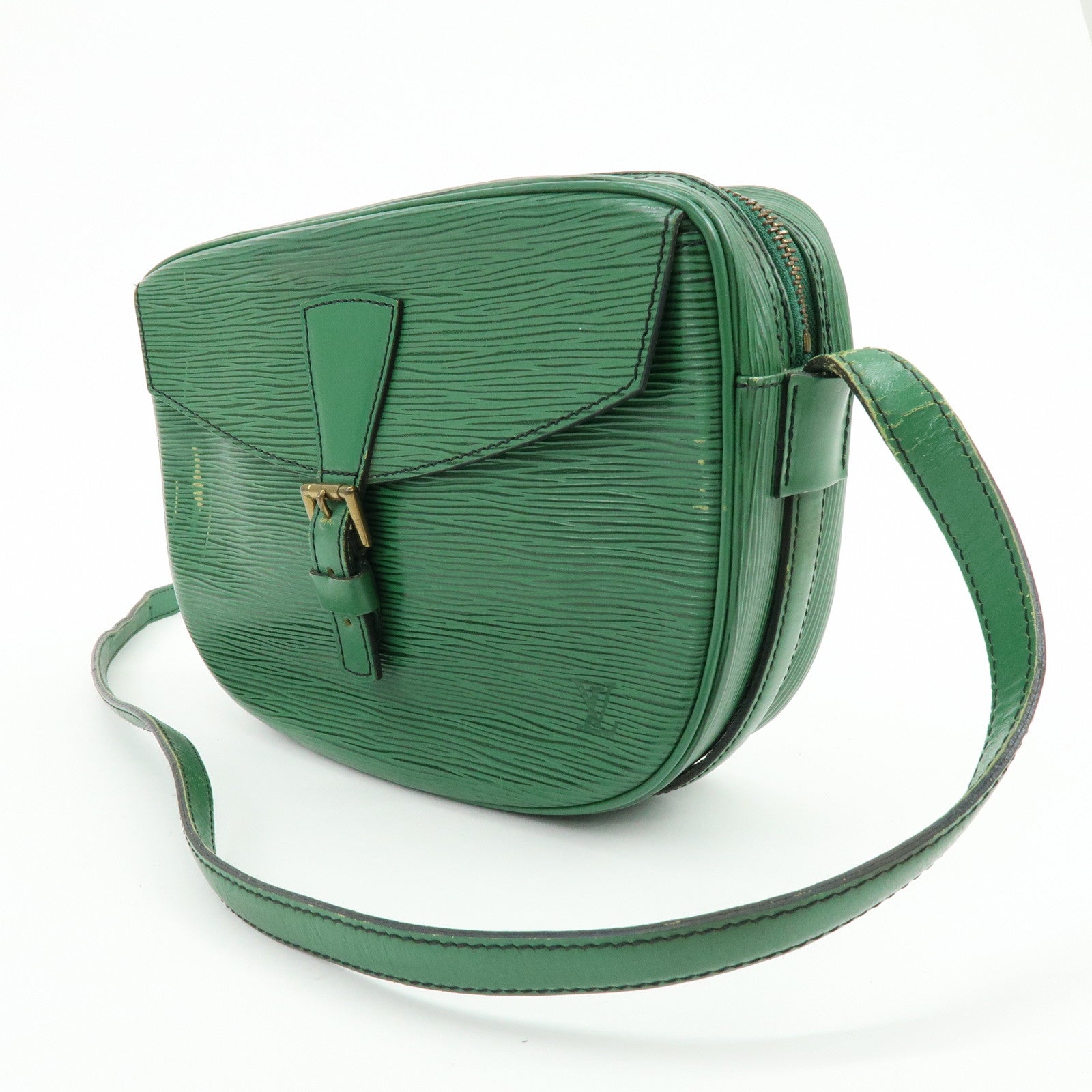 Louis Vuitton Epi Jeune Fille Shoulder Bag Borneo Green M52154